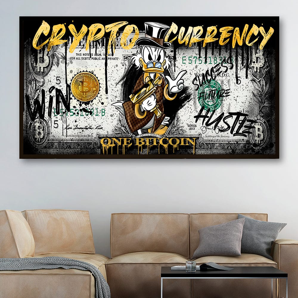 Crypto Duck Canvas Print