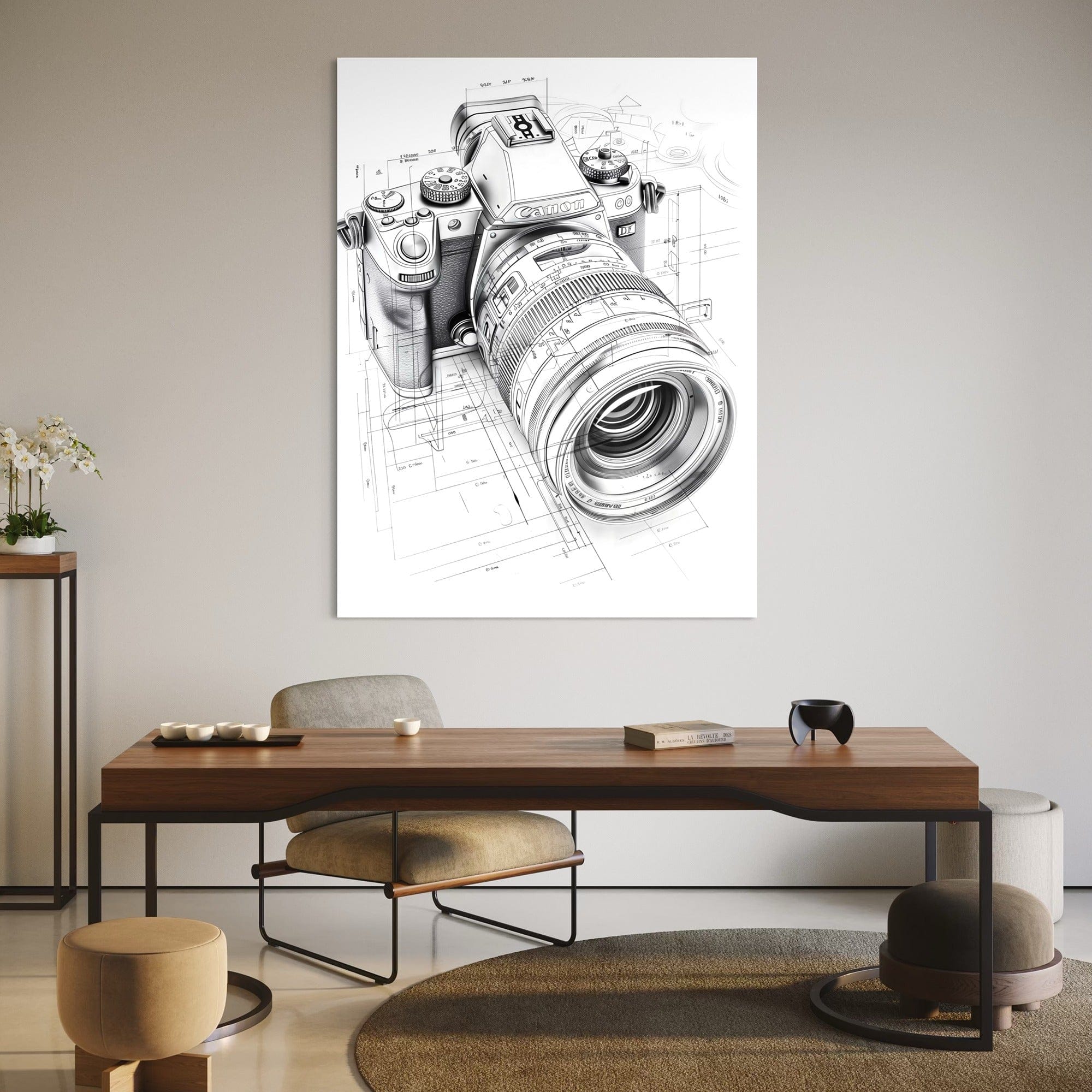 Canon Vision – Technical Sketch Canvas Wall Art