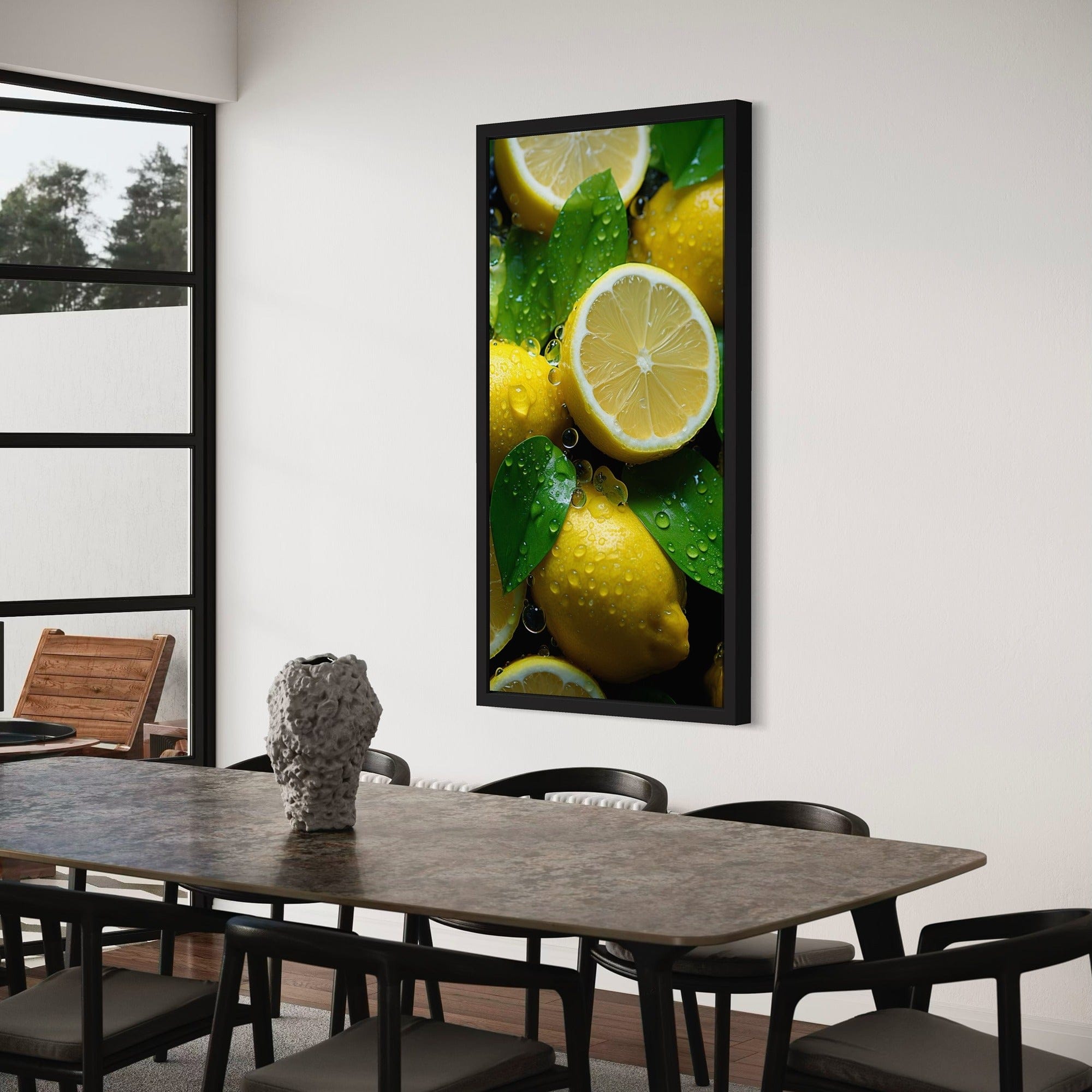Farmhouse kitchen lemon wall decor picture