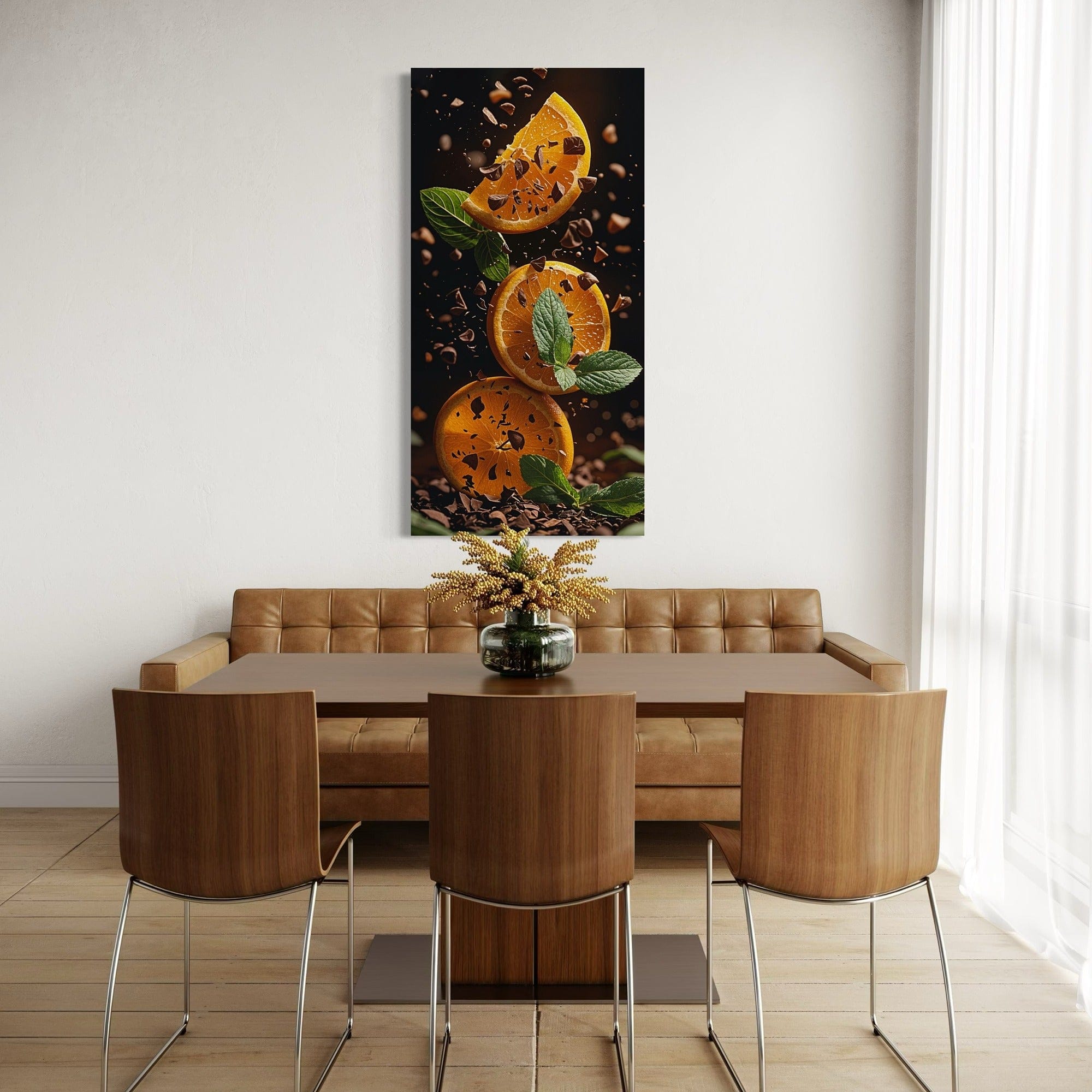 open shelving styling art