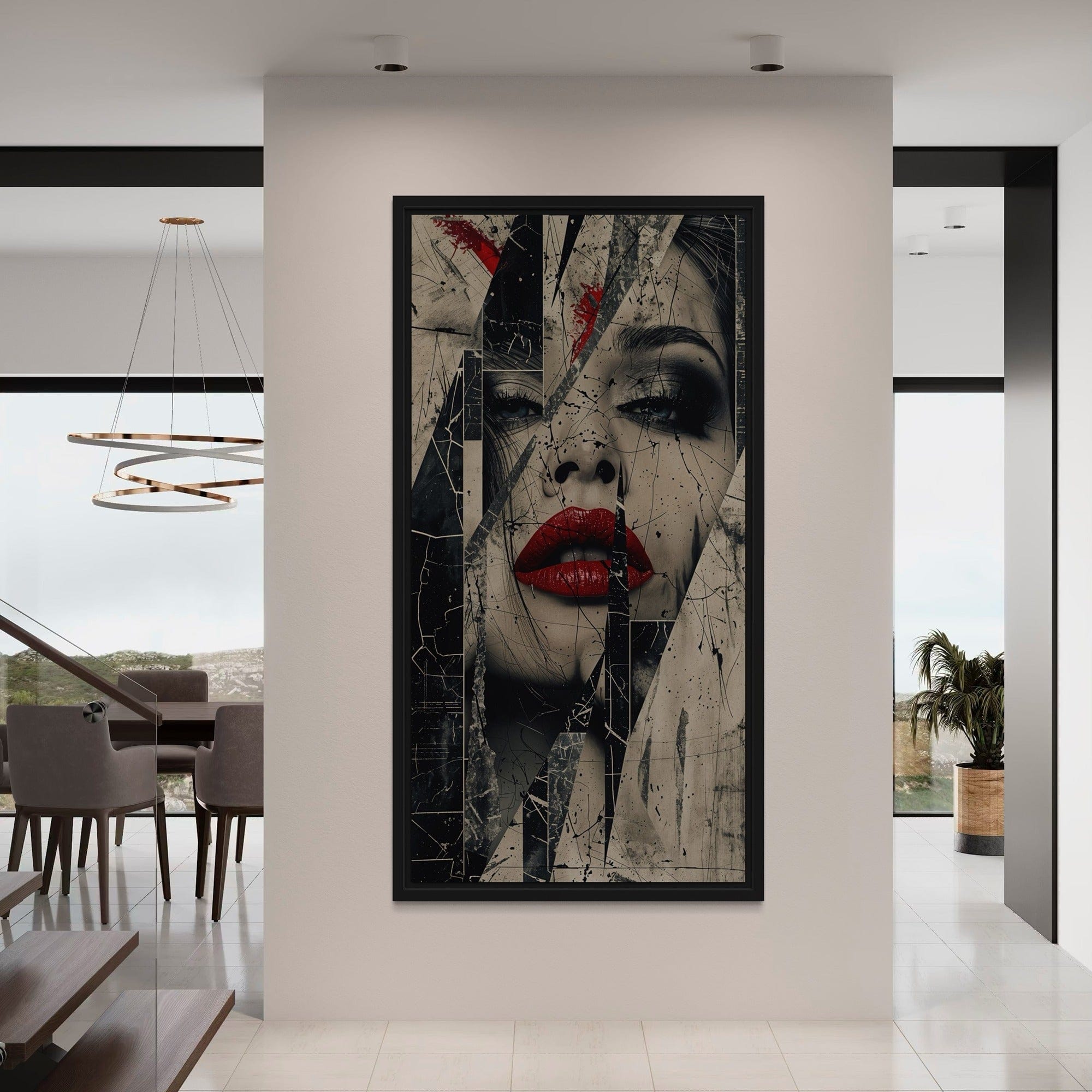 Cracked Elegance Canvas