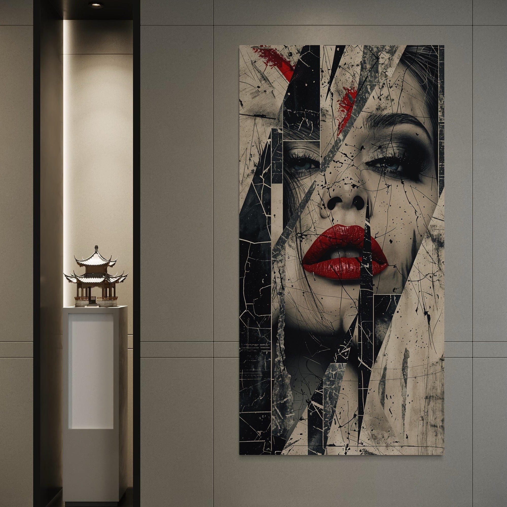 Cracked Elegance Canvas