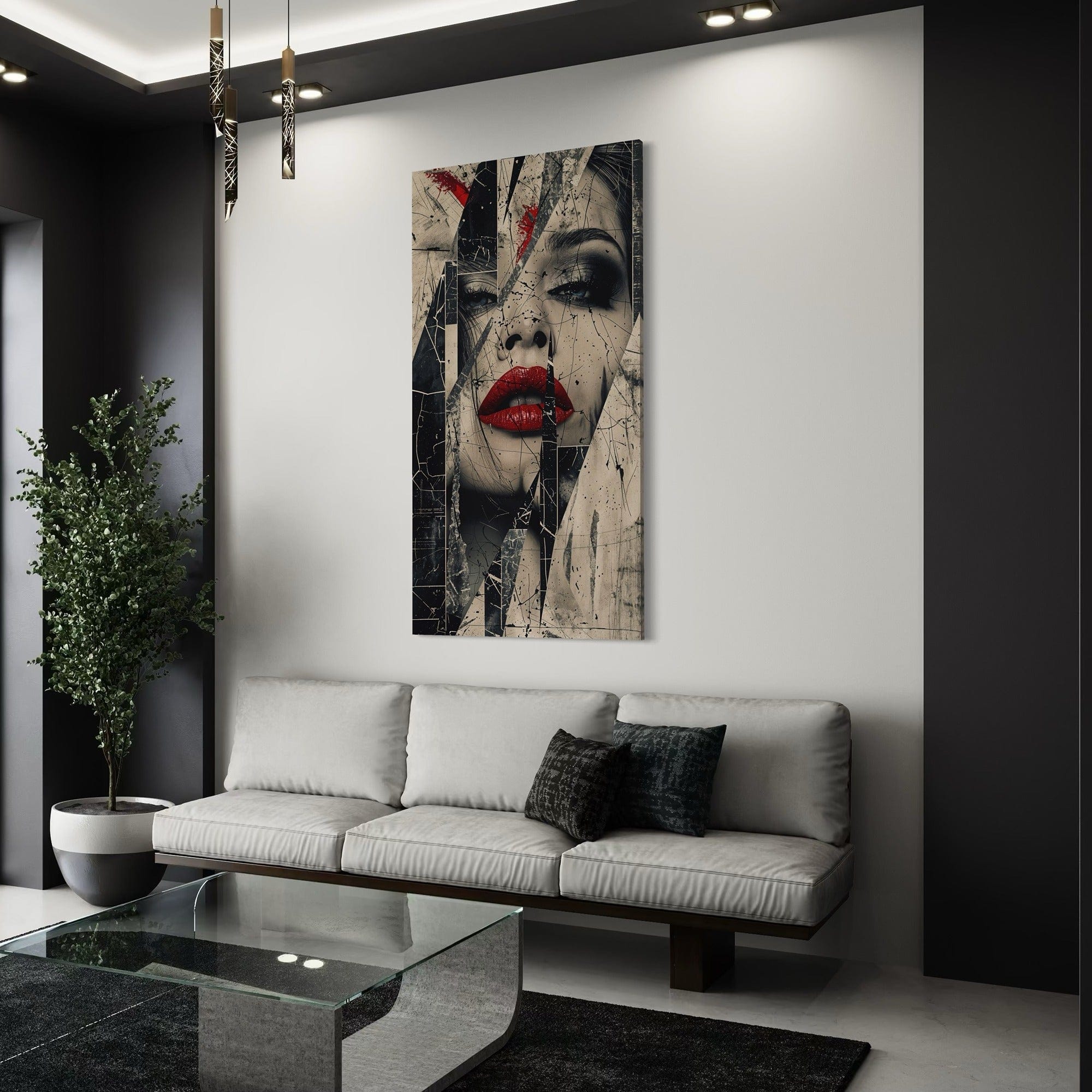 Cracked Elegance Canvas