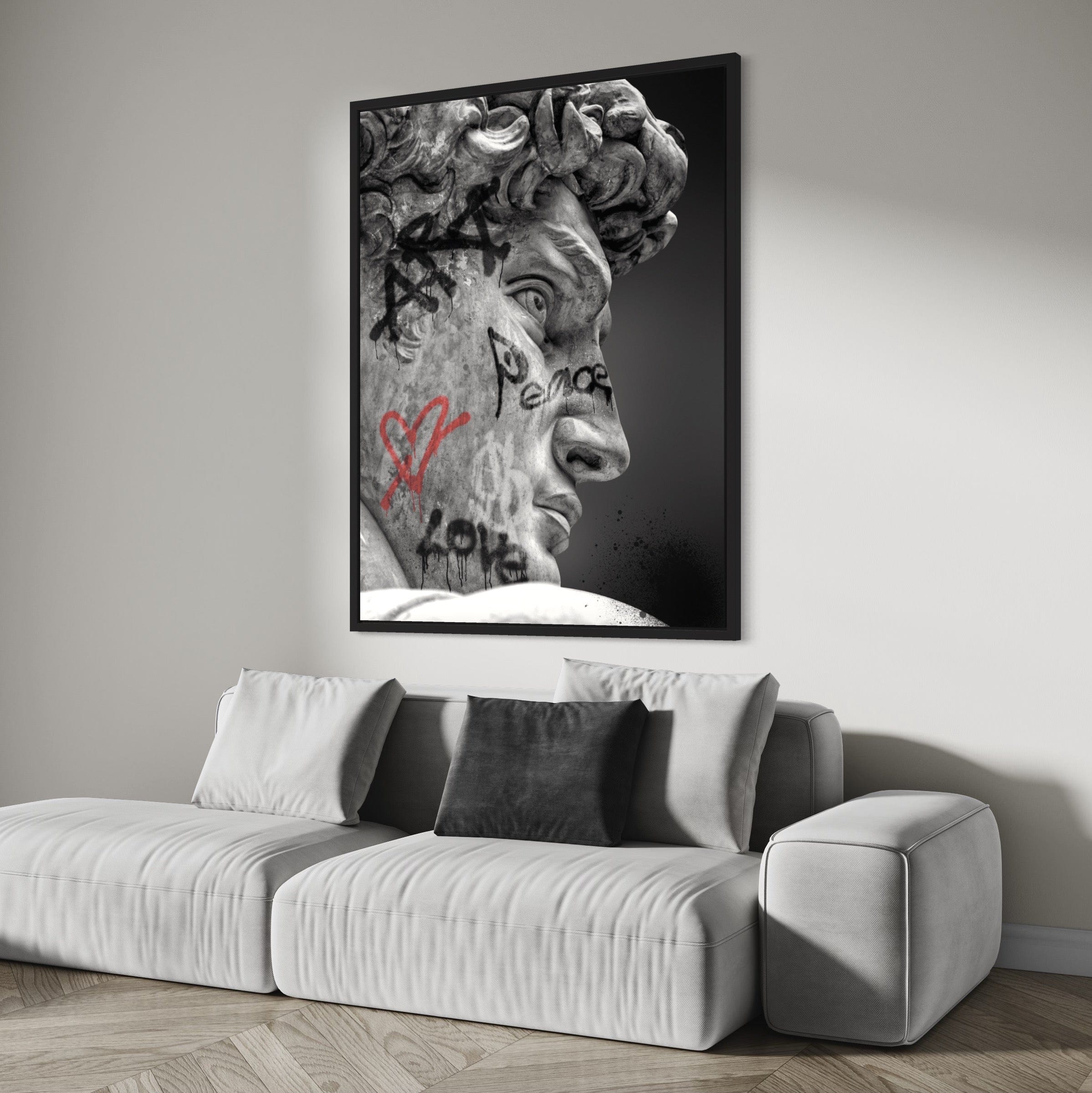 David Sculpture Canvas Print