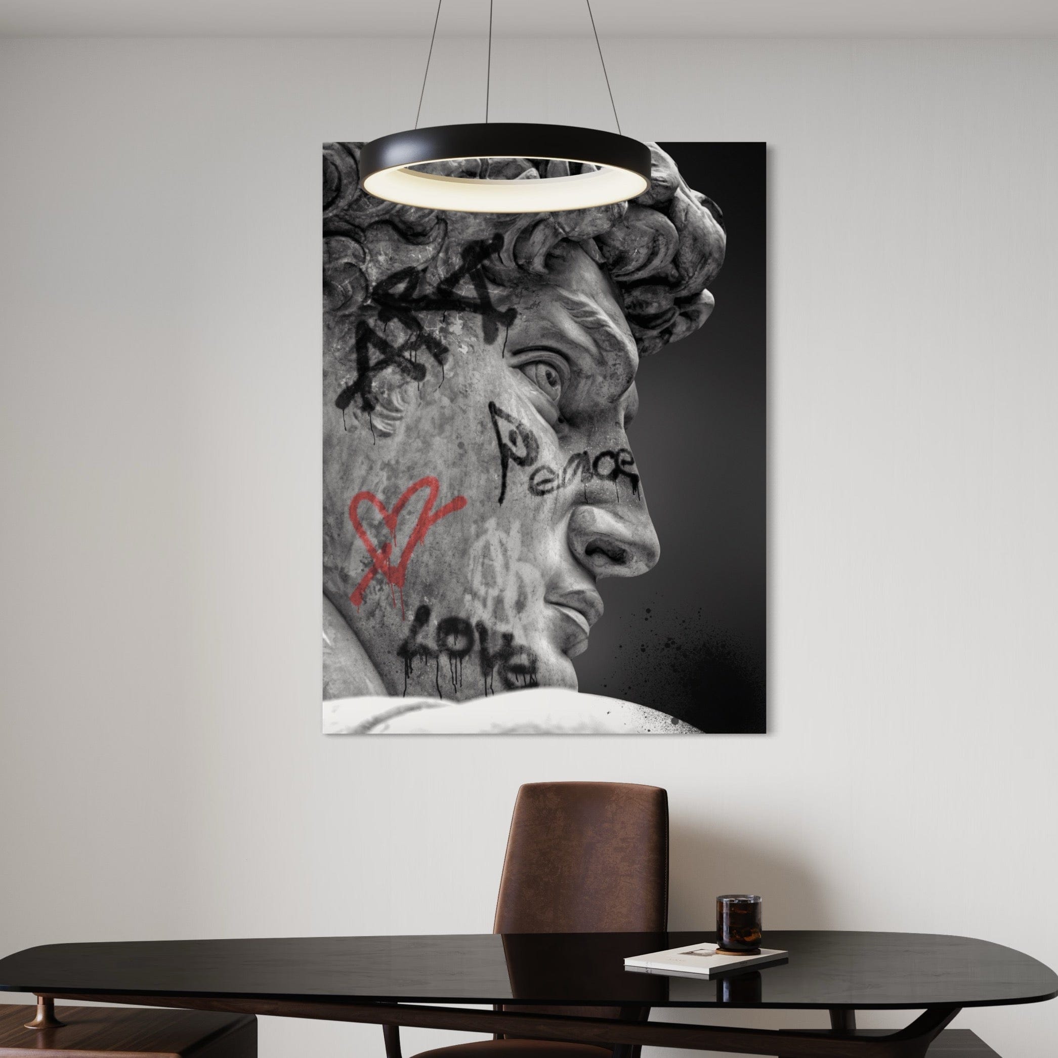 David Sculpture Canvas Print