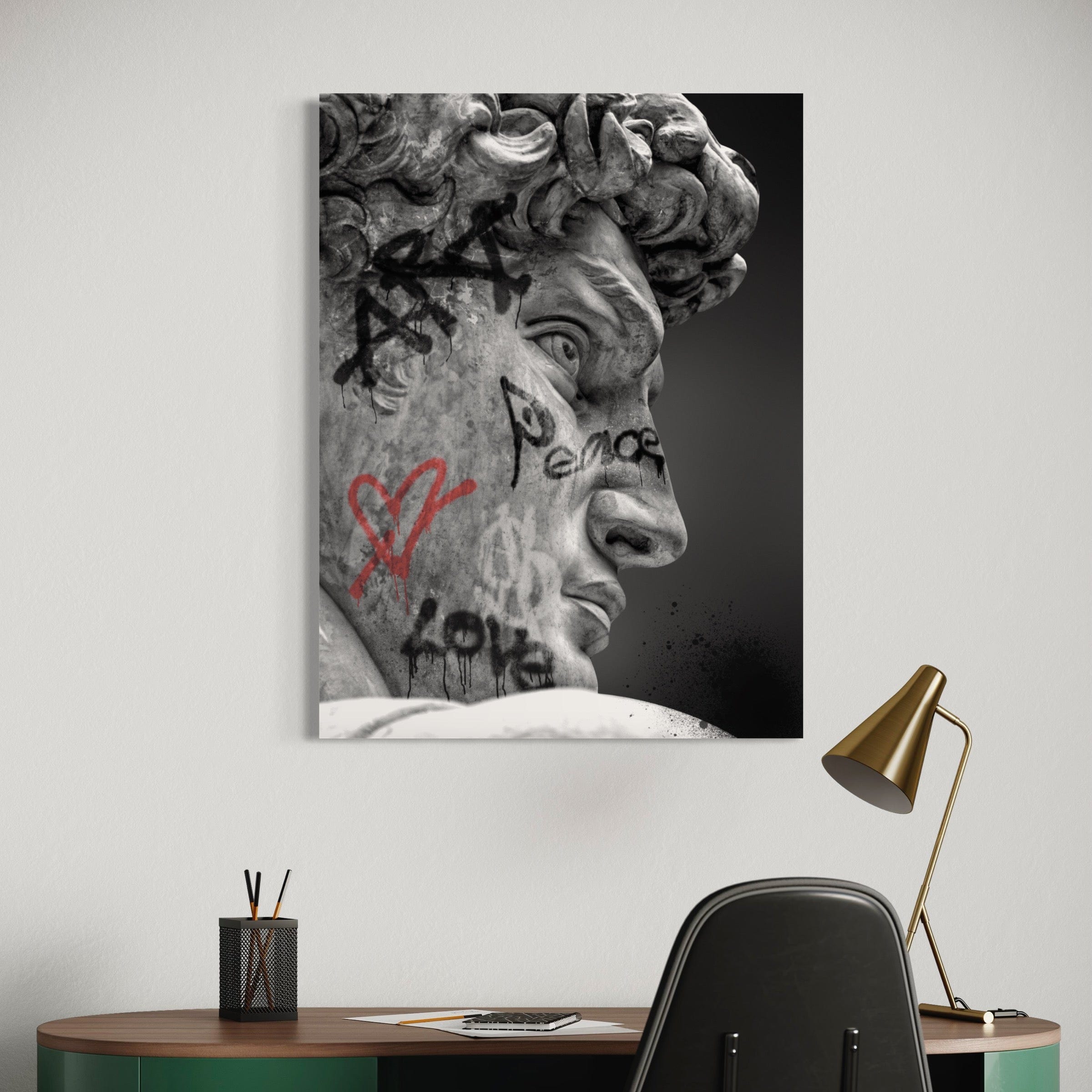 David Sculpture Canvas Print