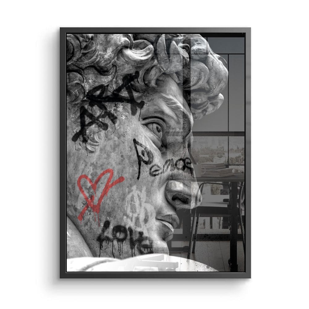 David Sculpture Canvas Print