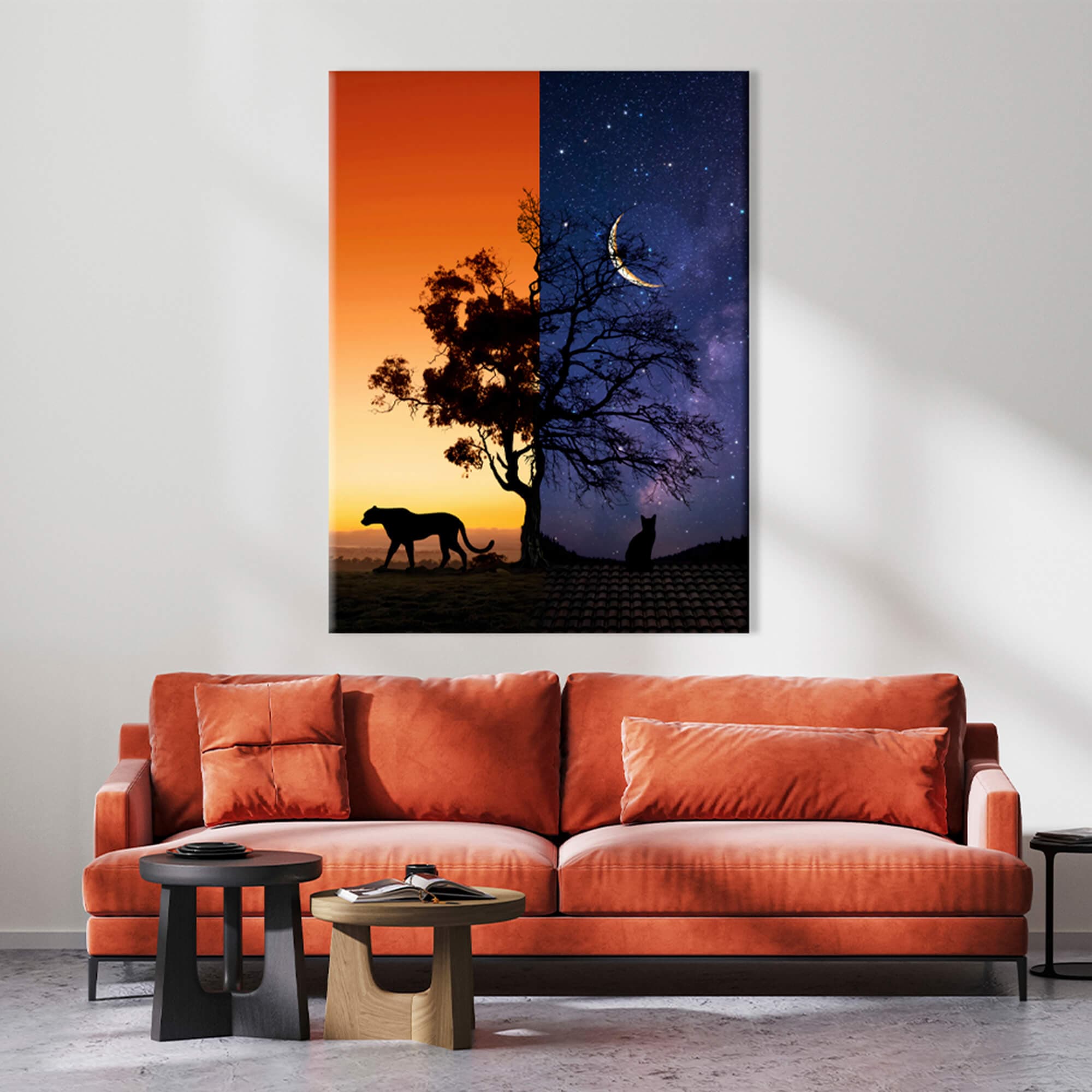 Day&Night Canvas Print