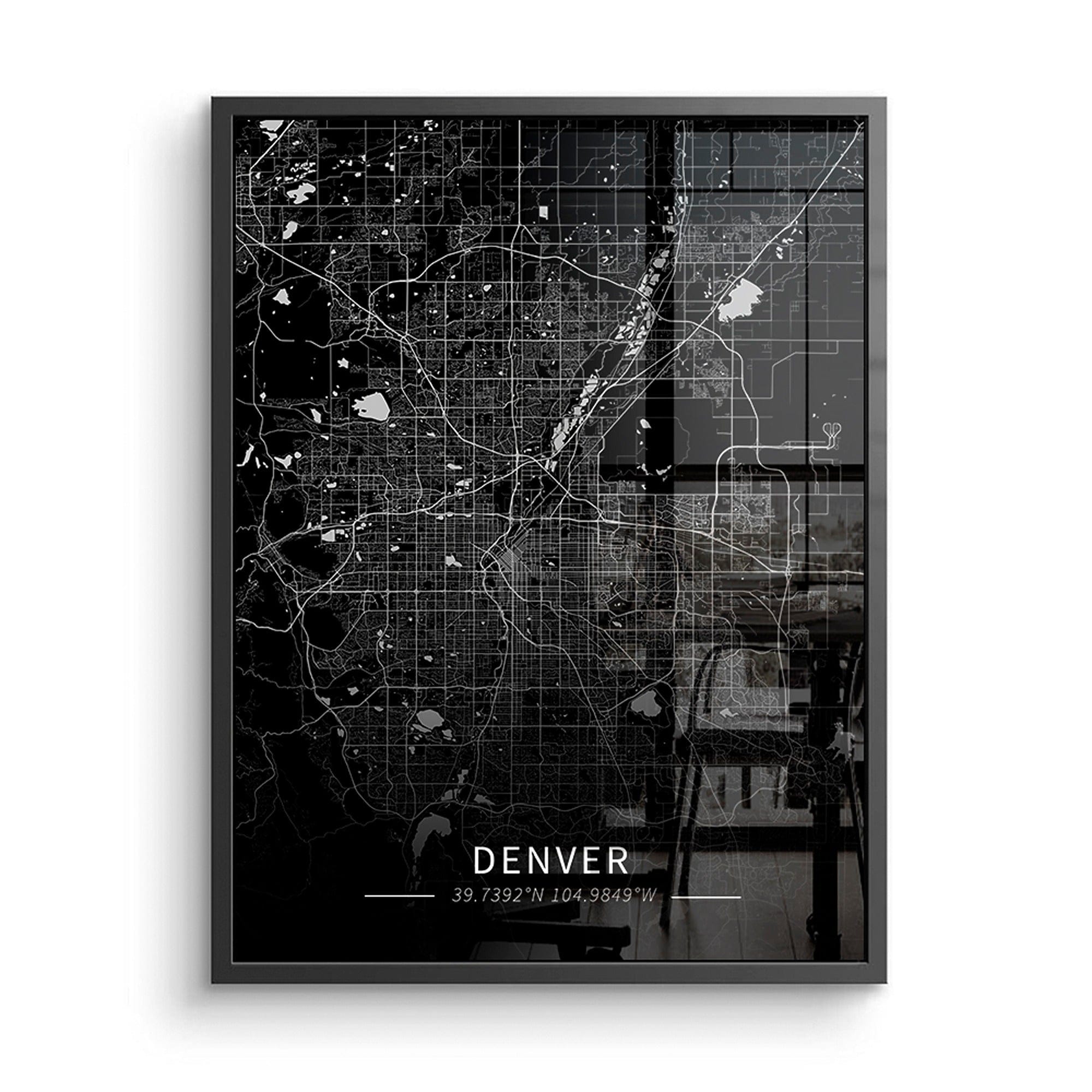 Denver City Map Canvas