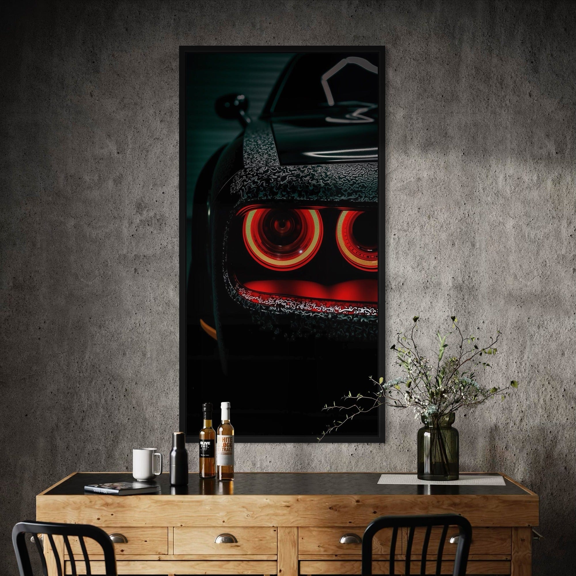 Dodge Challenger – Hellcat Vision Canvas