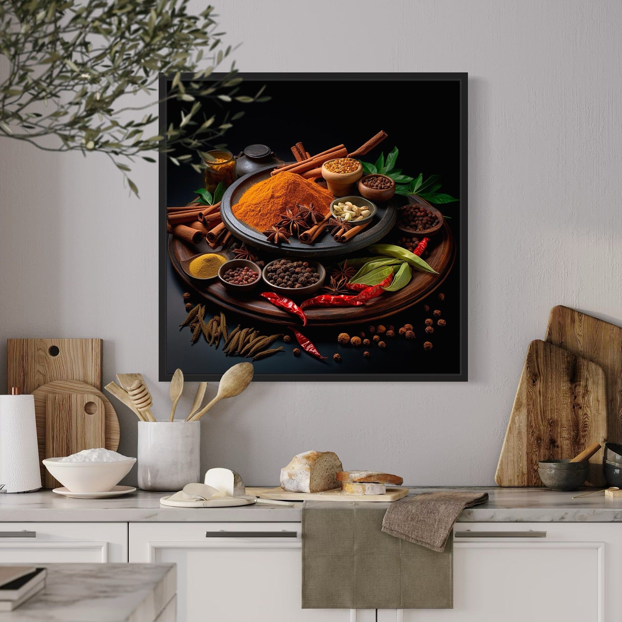 rustic kitchen artwork