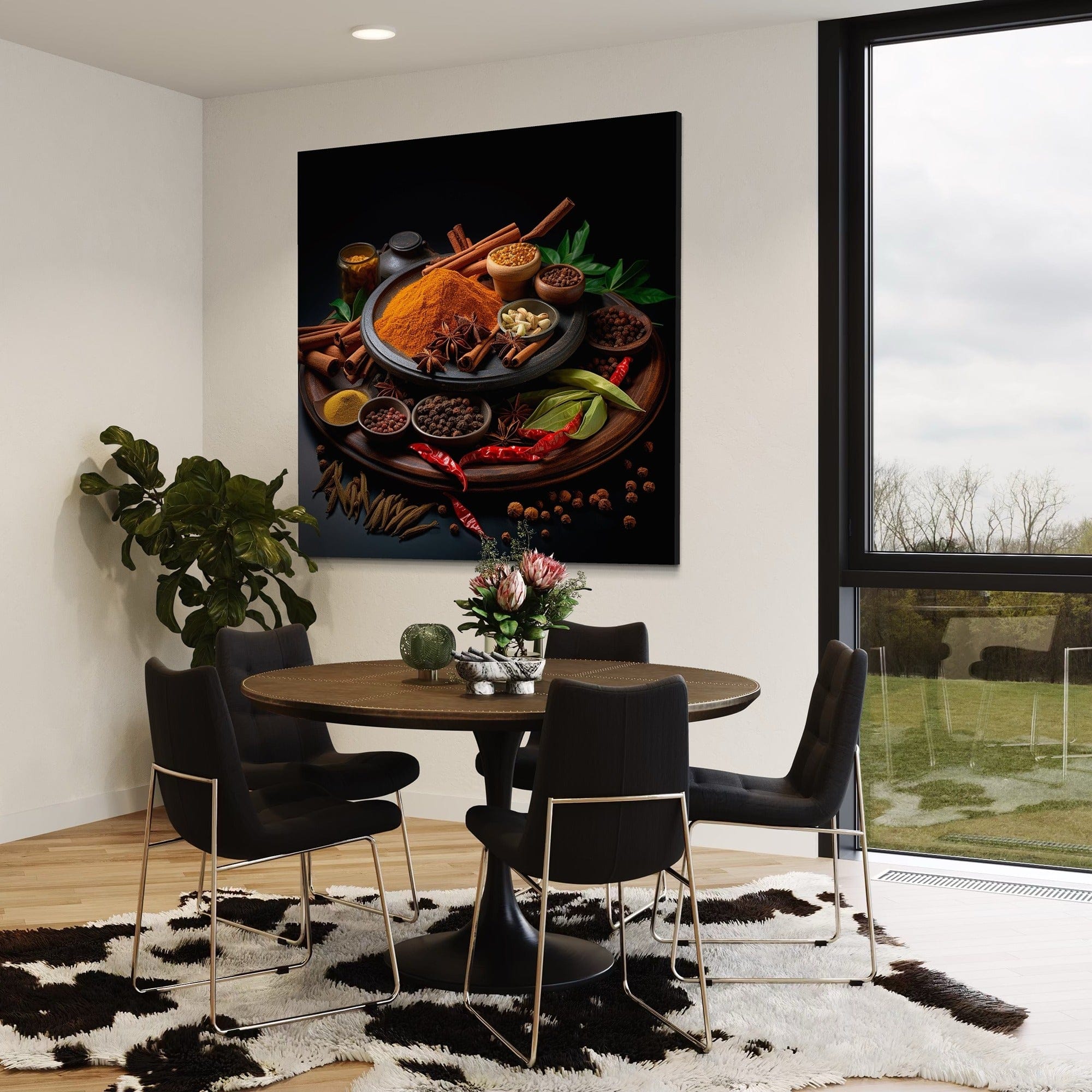 cinnamon chili pepper canvas