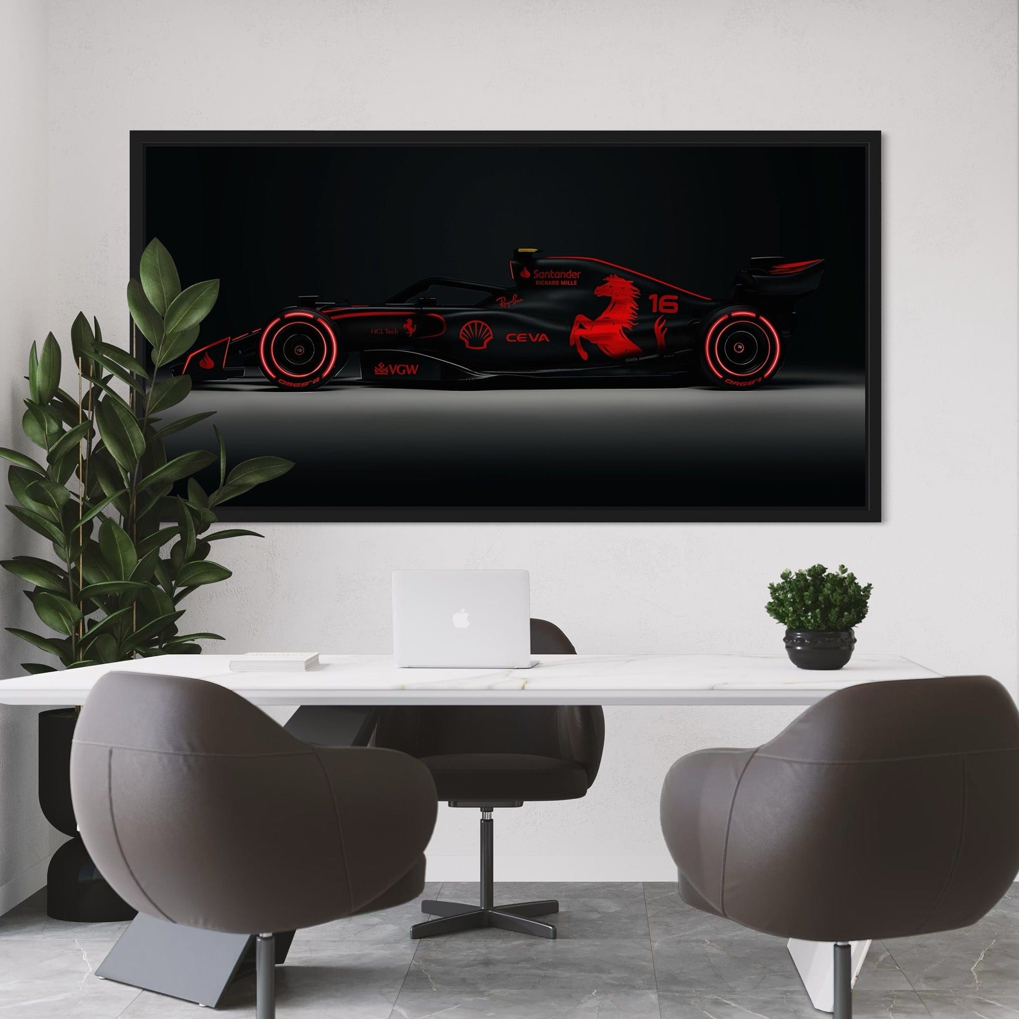 F1 Side View - Wall Art Print