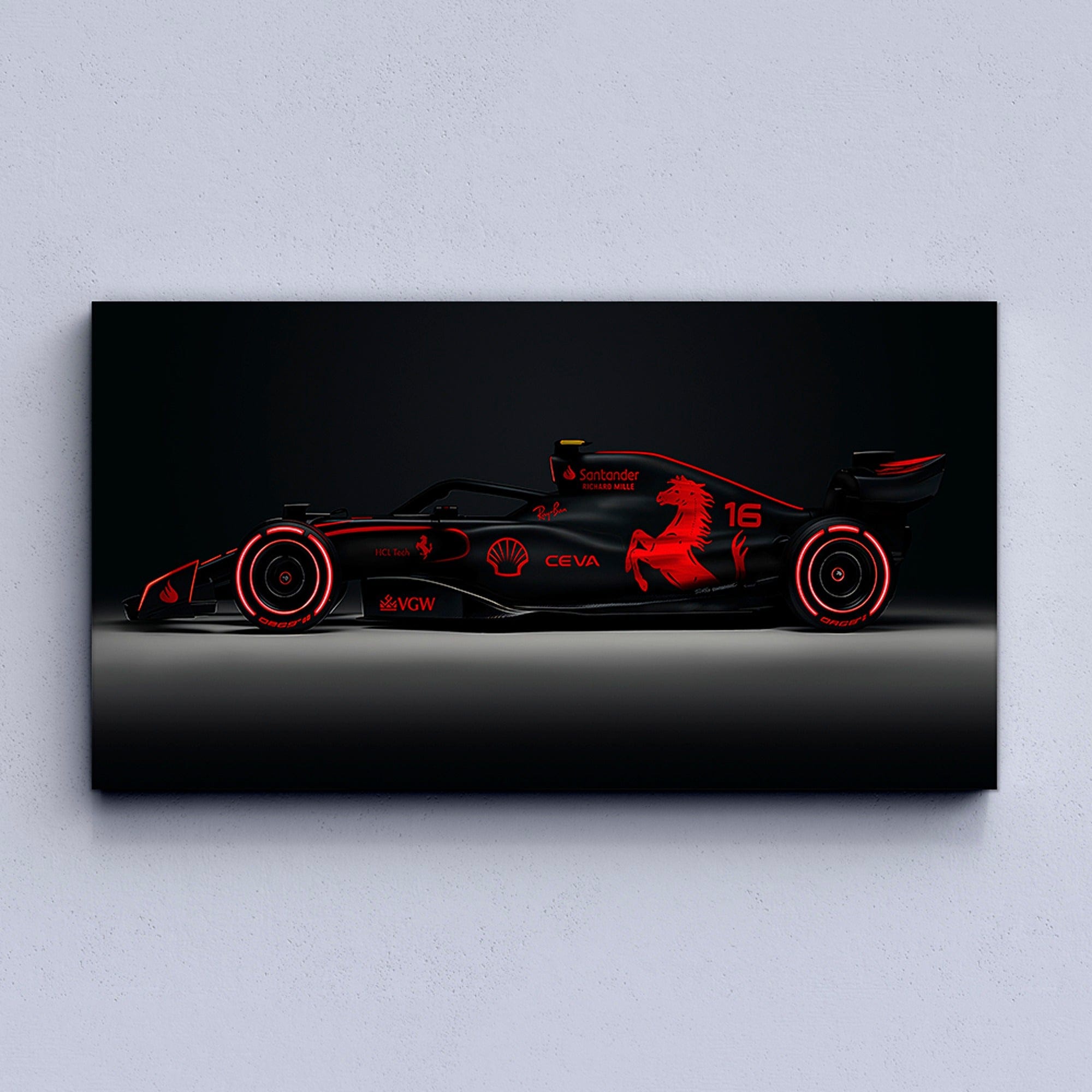 F1 Side View - Wall Art Print