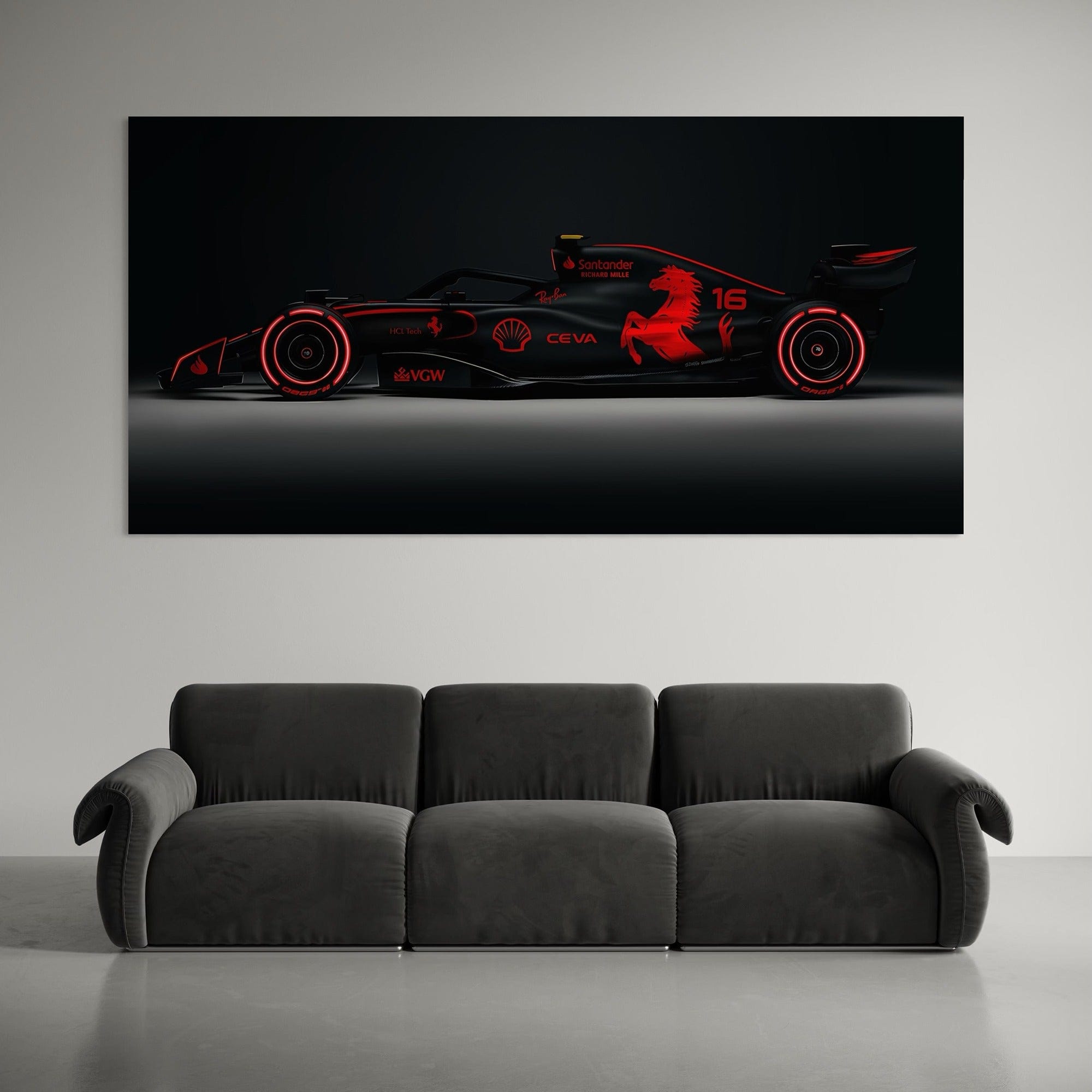 F1 Side View - Wall Art Print