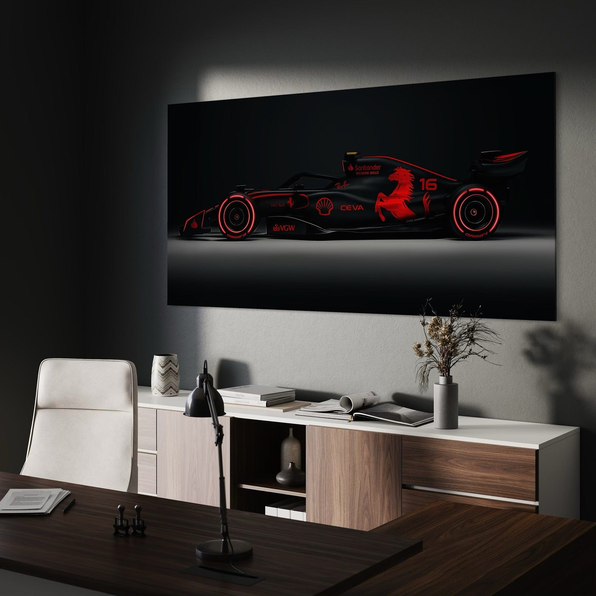 F1 Side View - Wall Art Print