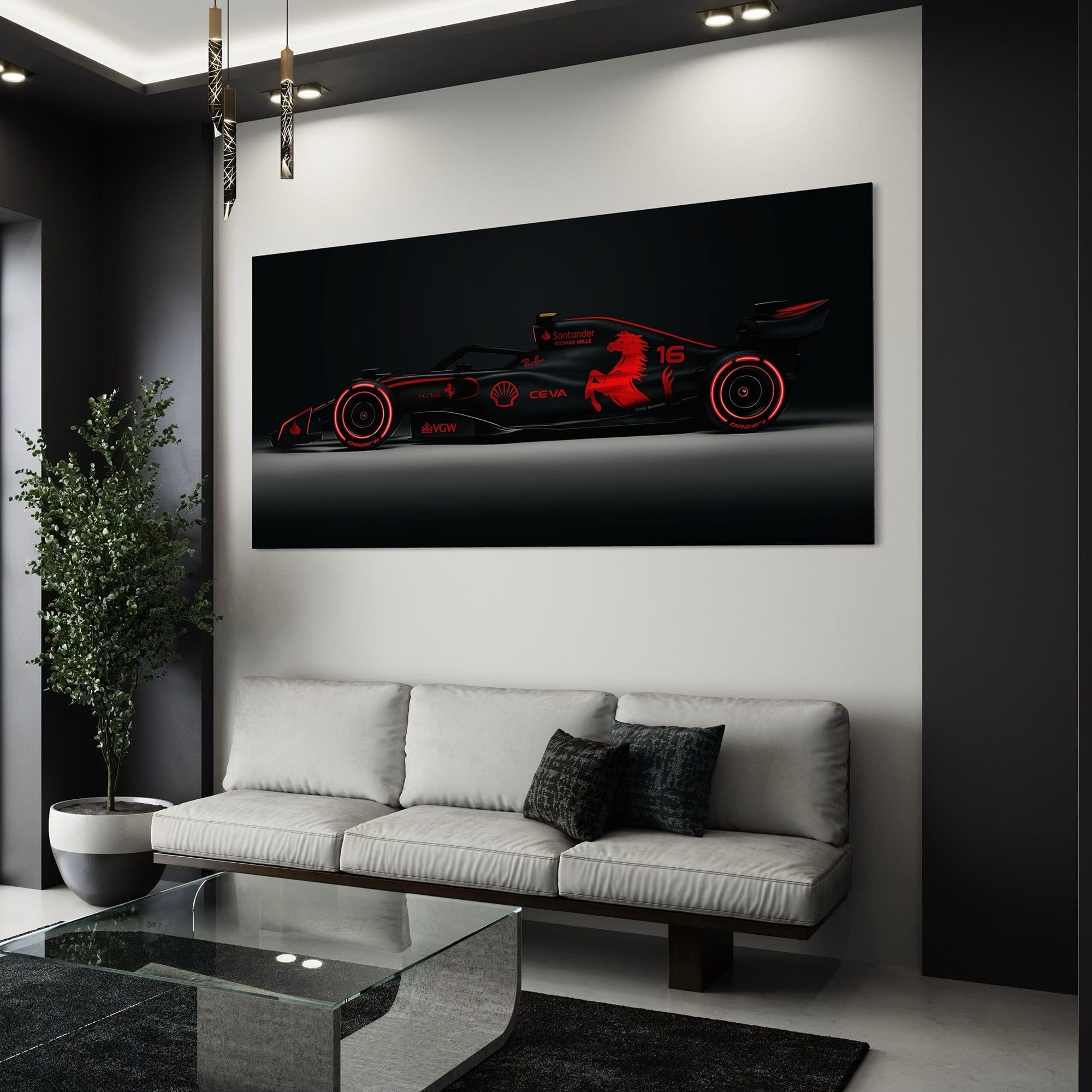 F1 Side View - Wall Art Print