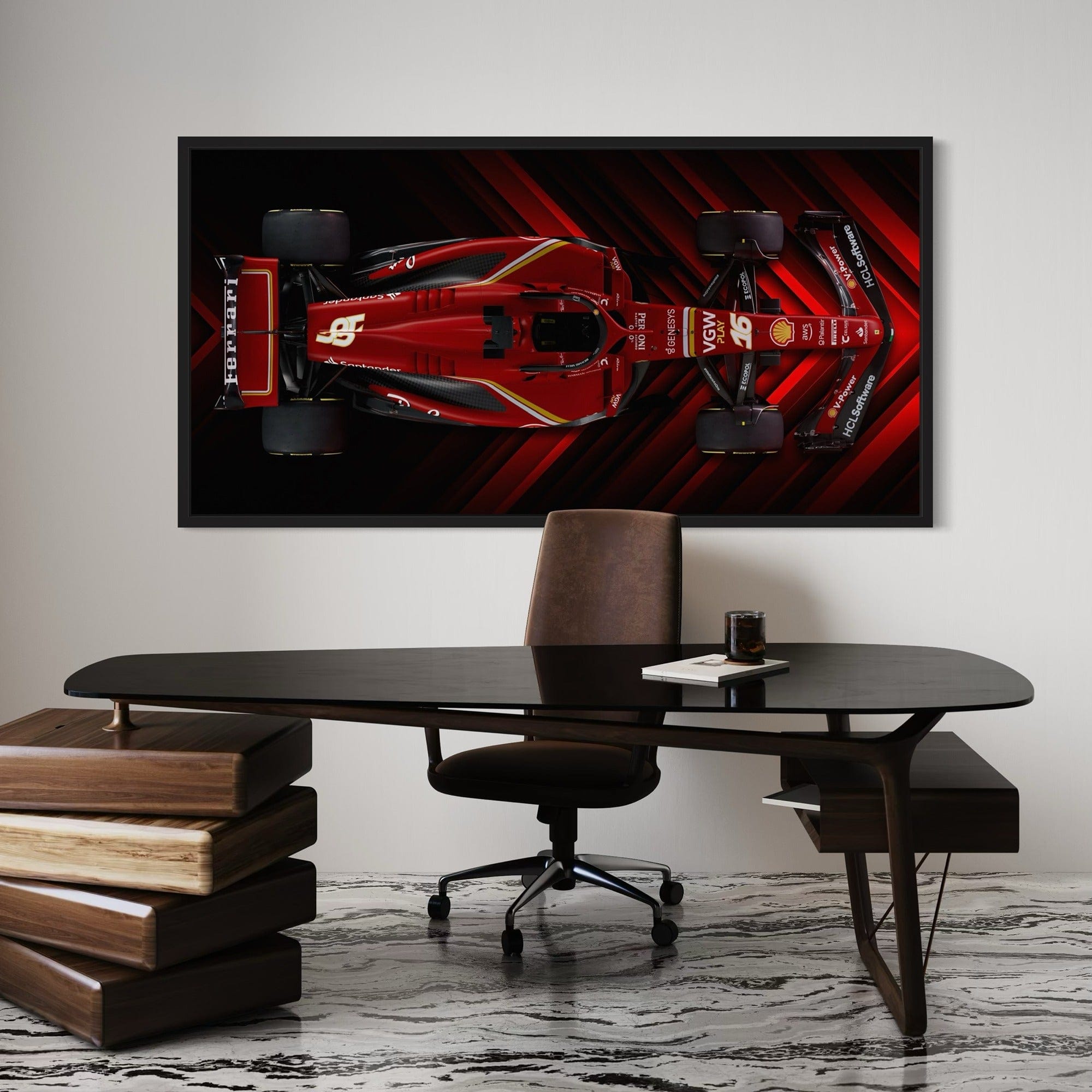 2024 F1 Scuderia Ferrari SF-24 - Wall Art Print