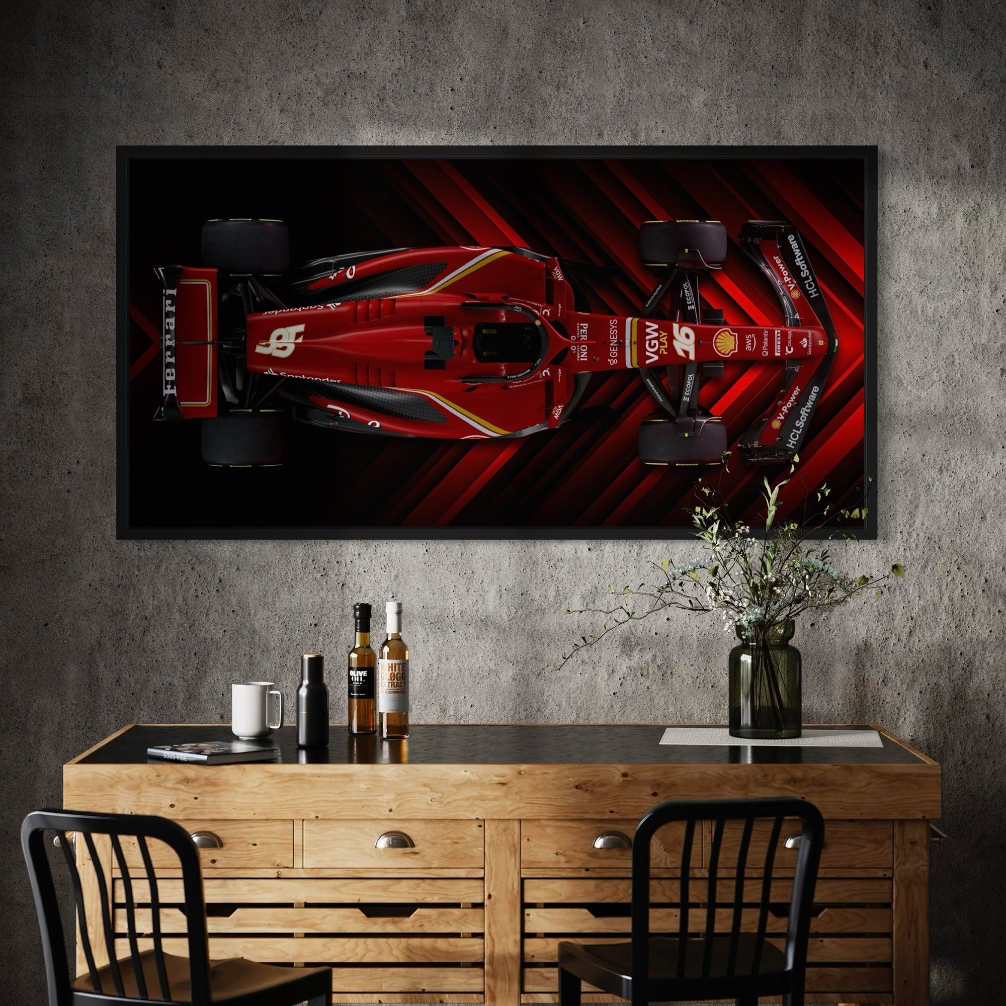 2024 F1 Scuderia Ferrari SF-24 - Wall Art Print