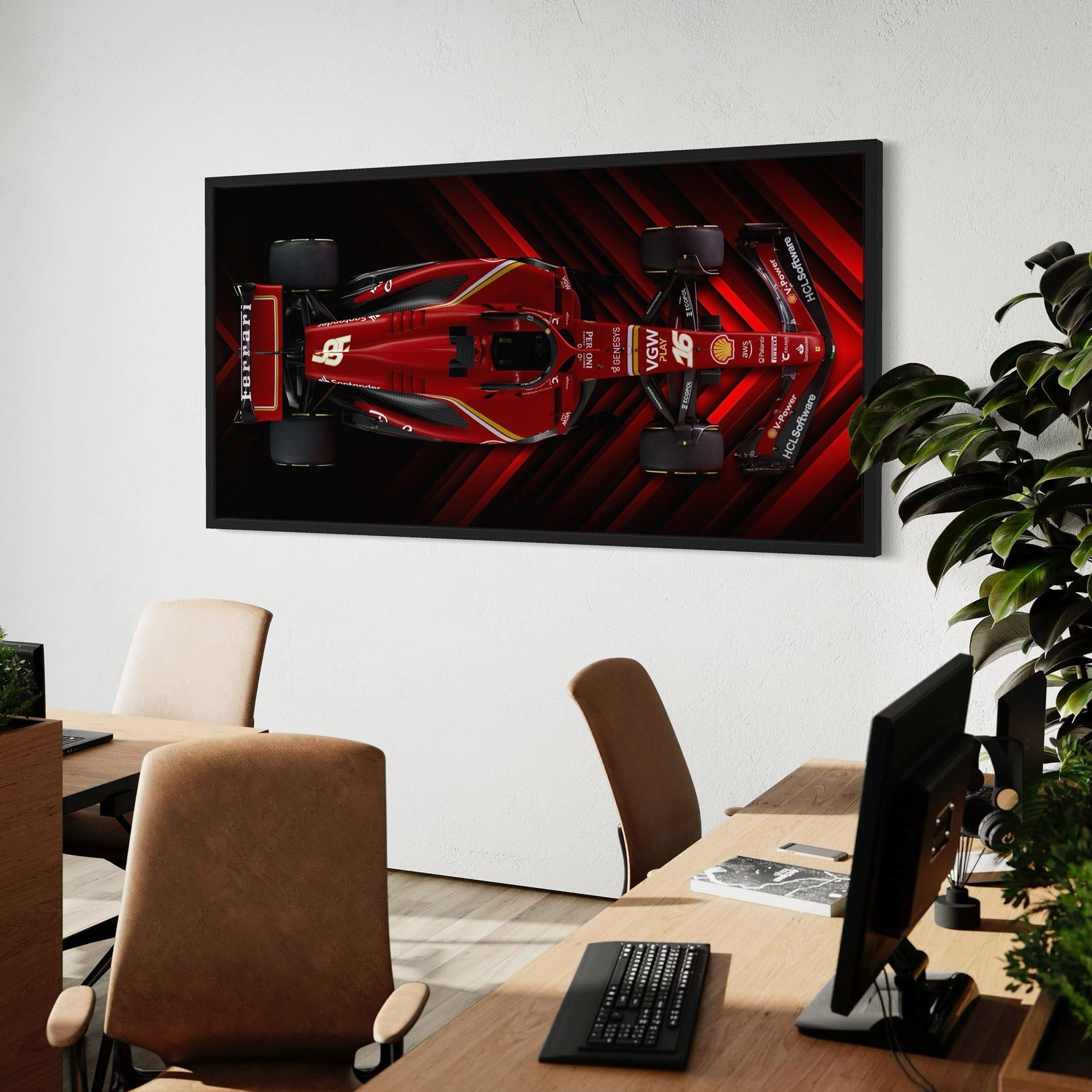 2024 F1 Scuderia Ferrari SF-24 - Wall Art Print