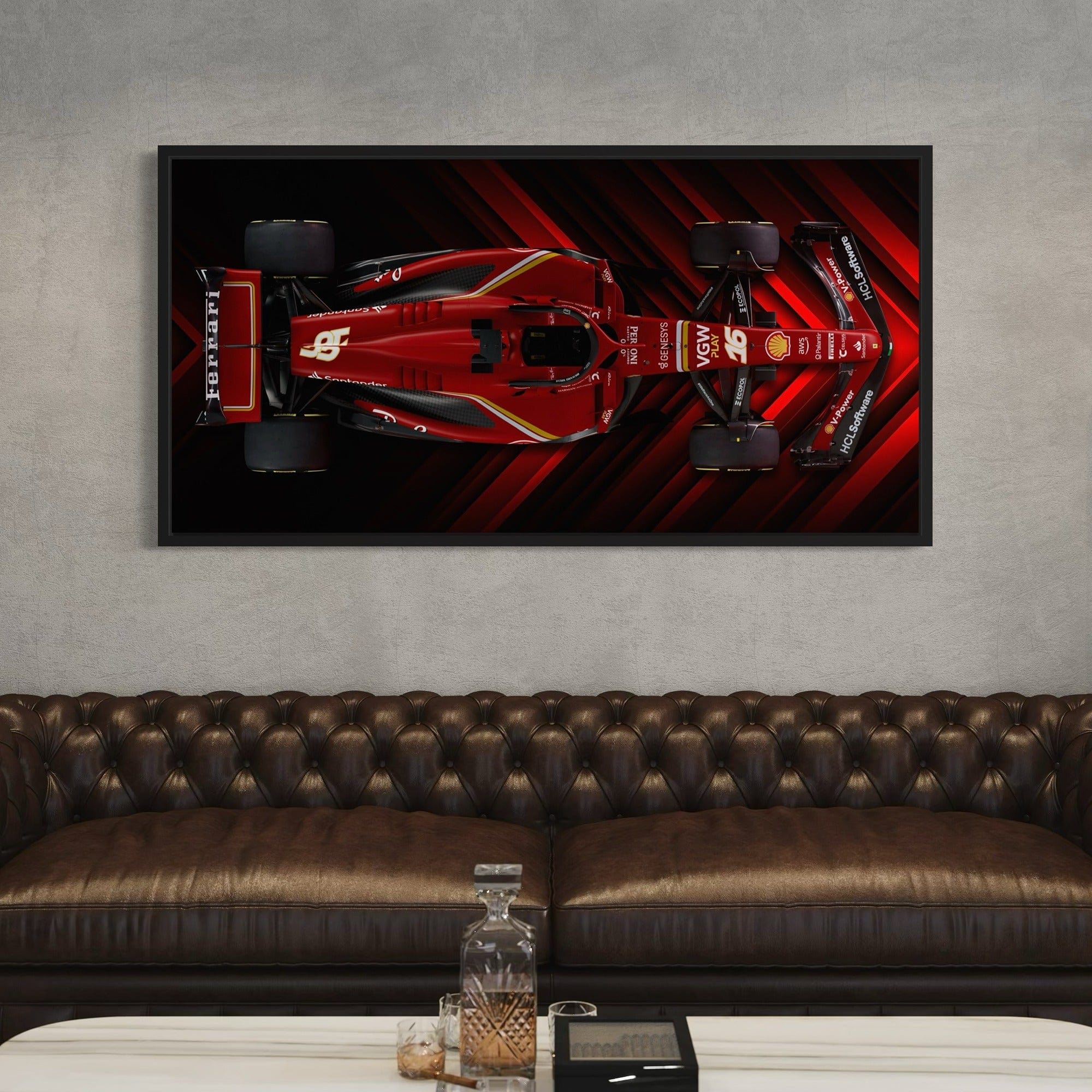 2024 F1 Scuderia Ferrari SF-24 - Wall Art Print