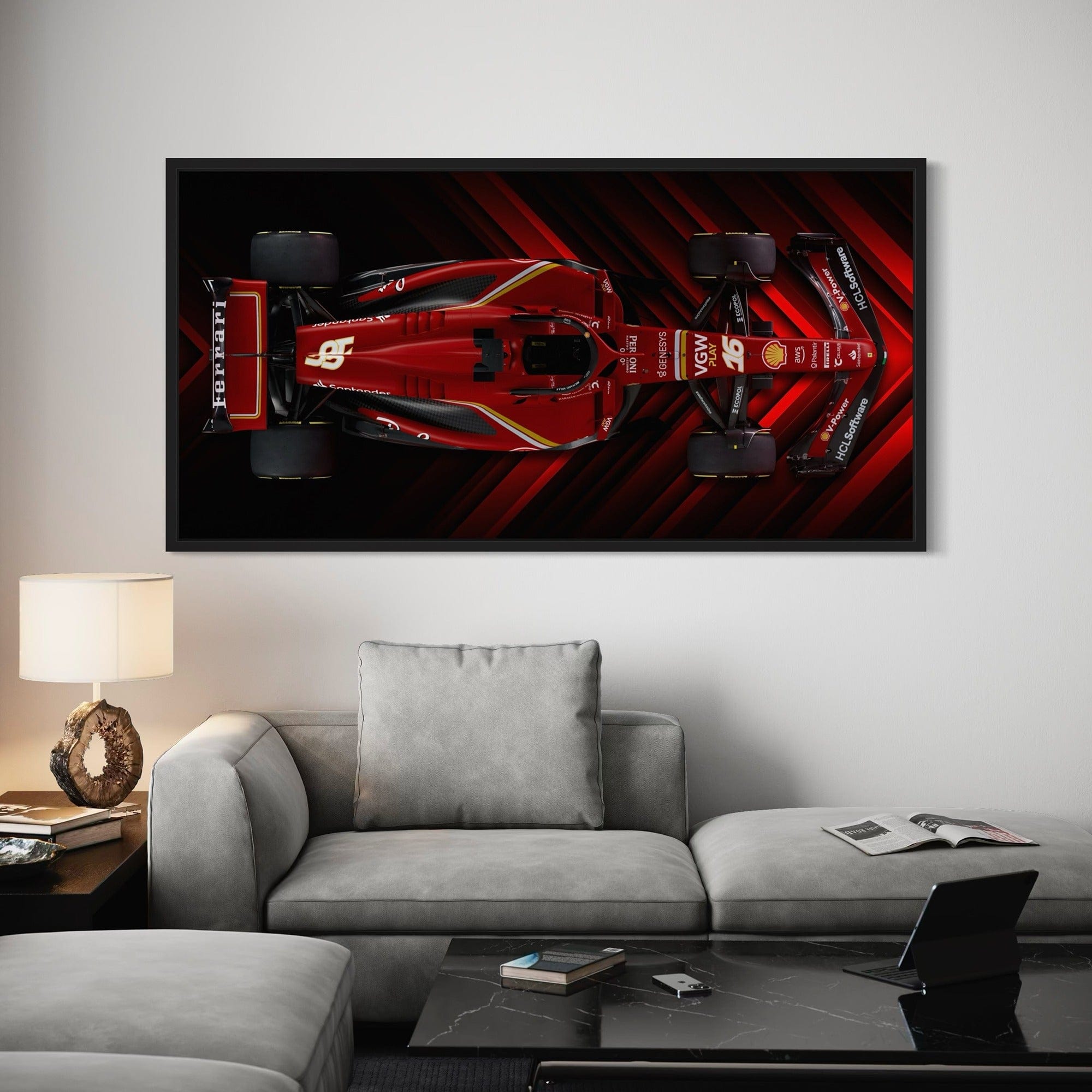 2024 F1 Scuderia Ferrari SF-24 - Wall Art Print