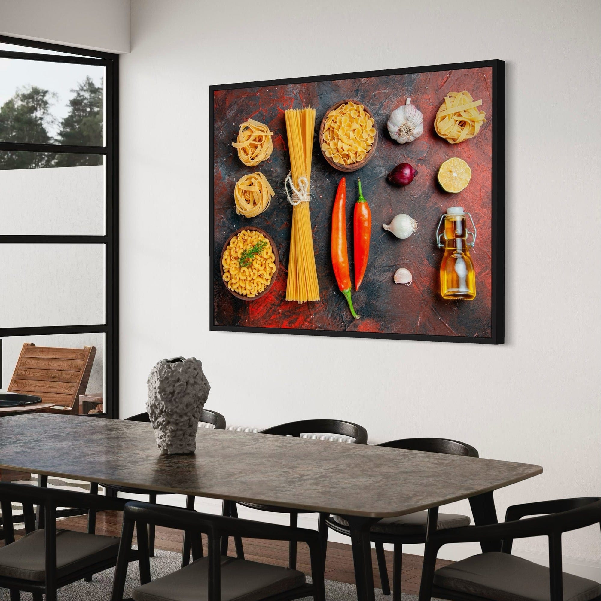 Farmhouse kitchen pasta wall art print