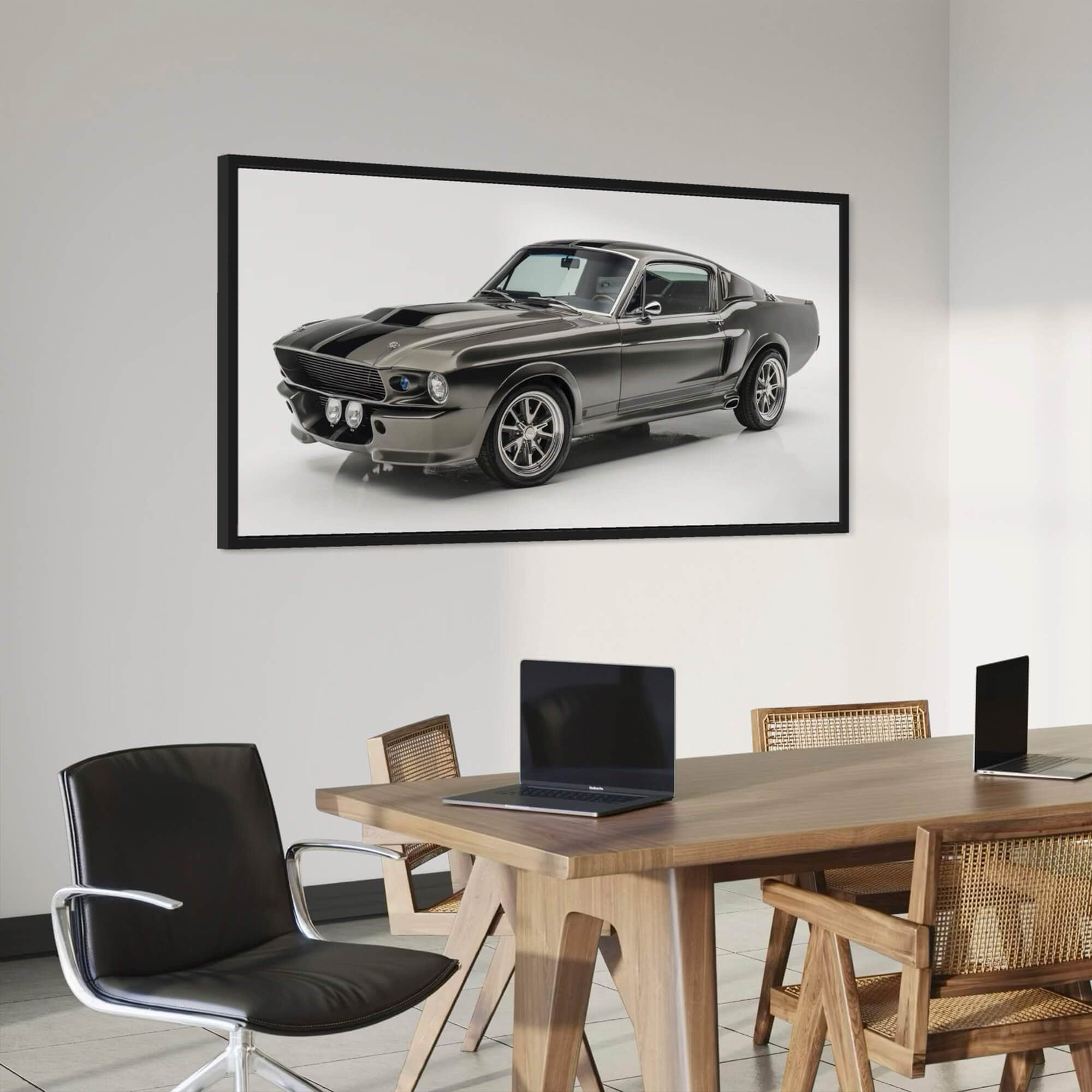 Ford Mustang 1968 Framed Canvas Wall Art Print | Canvas4Walls