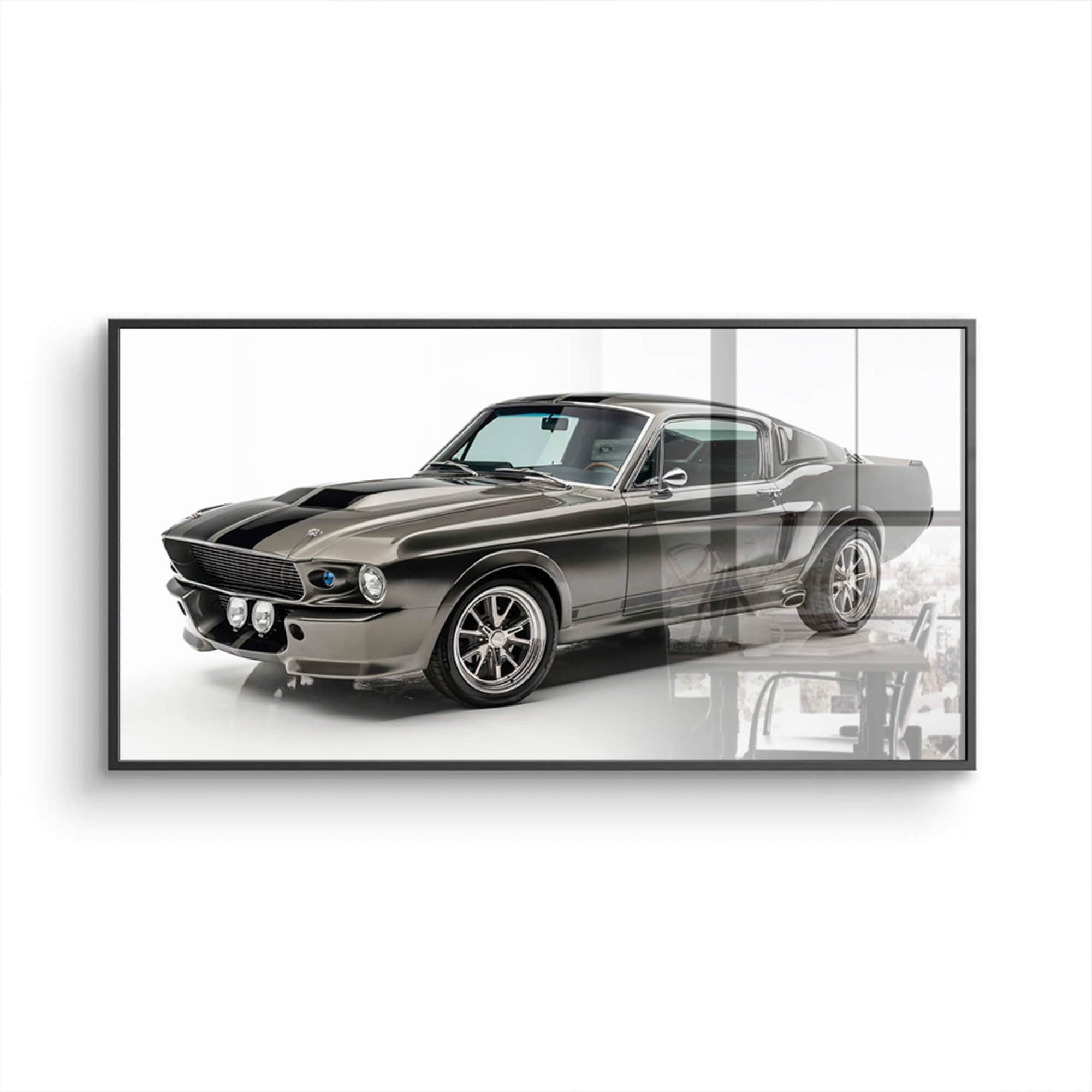 Ford Mustang 1968 Framed Canvas Wall Art Print | Canvas4Walls