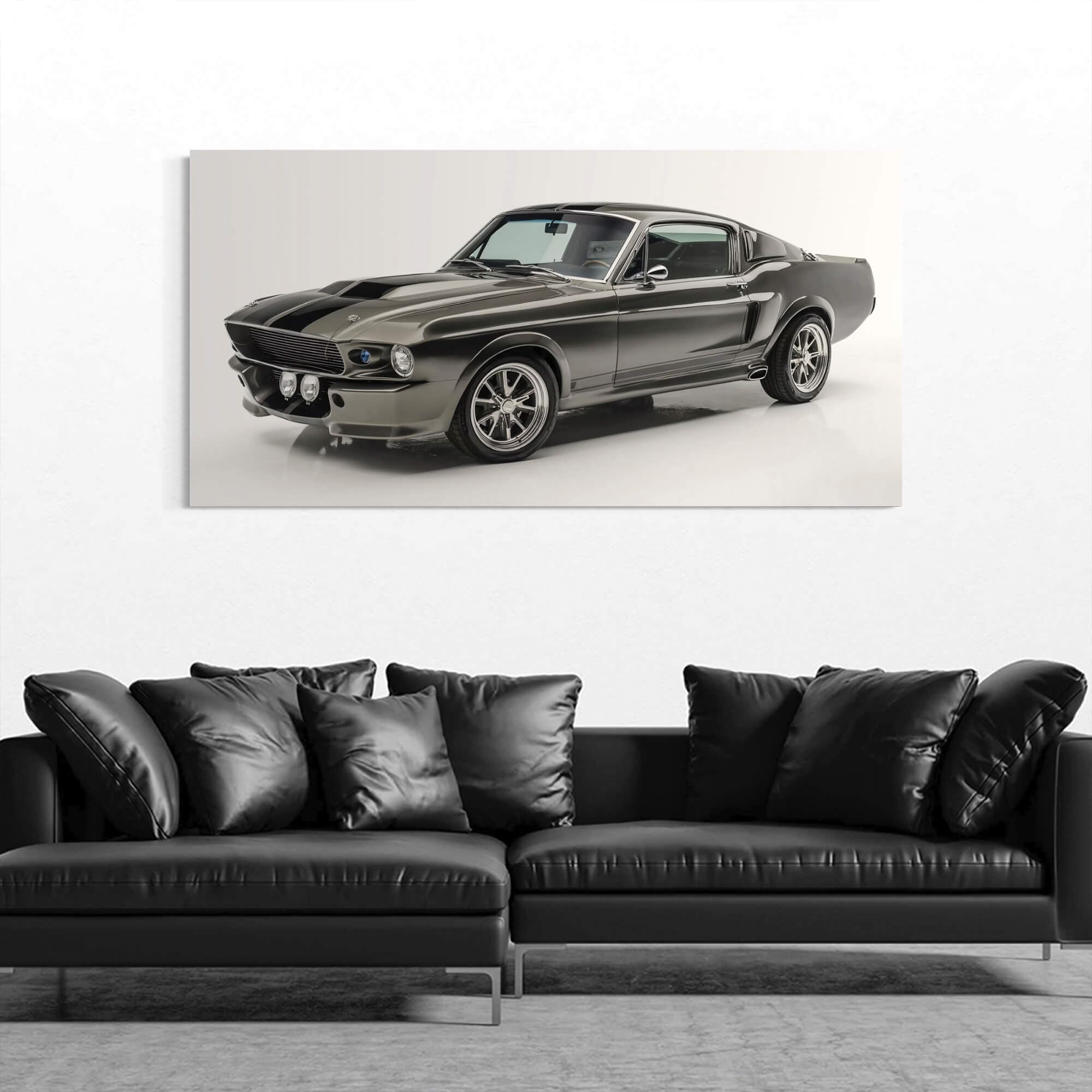 Ford Mustang 1968 Framed Canvas Wall Art Print | Canvas4Walls