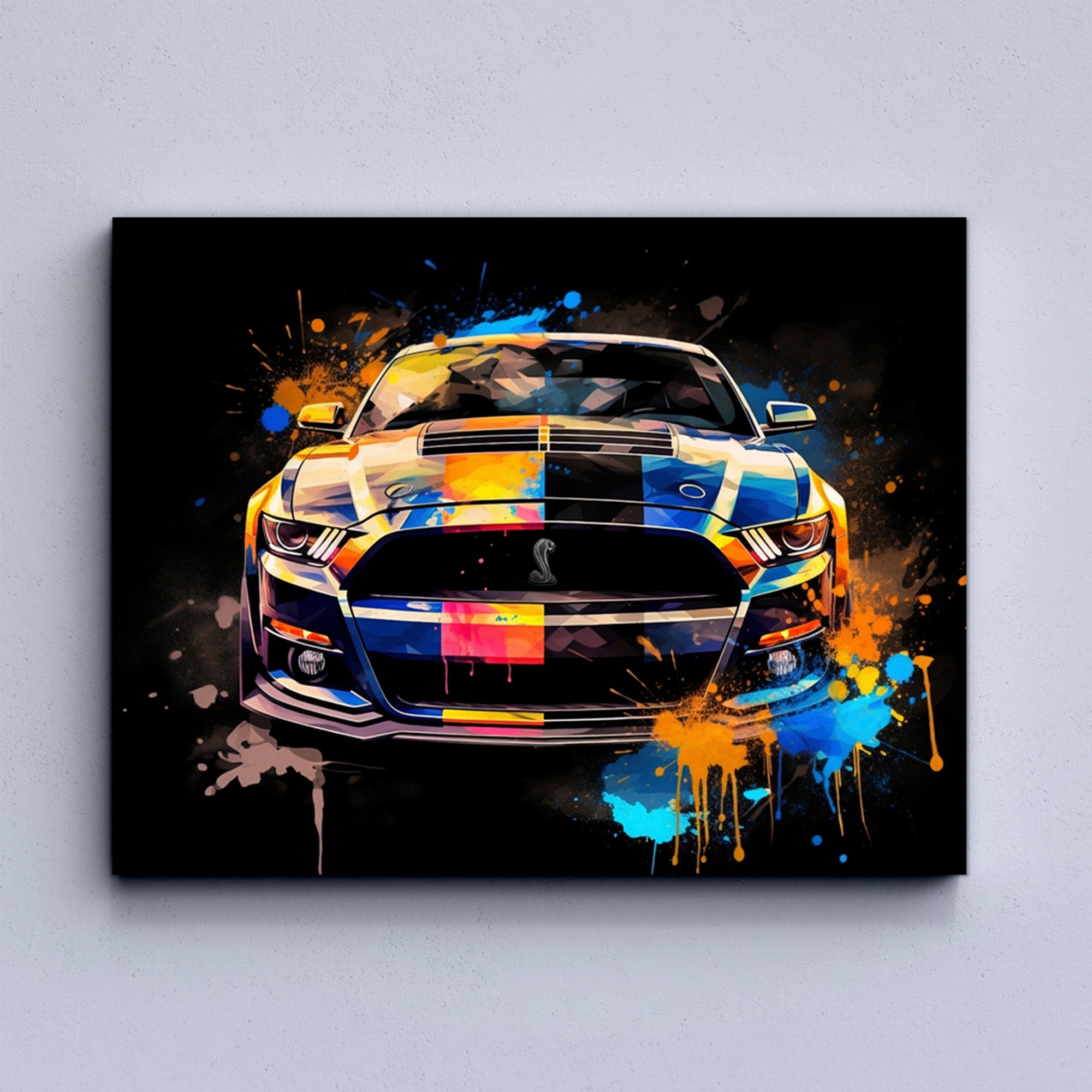 Ford Mustang Shelby GT500 Graffiti Art mural