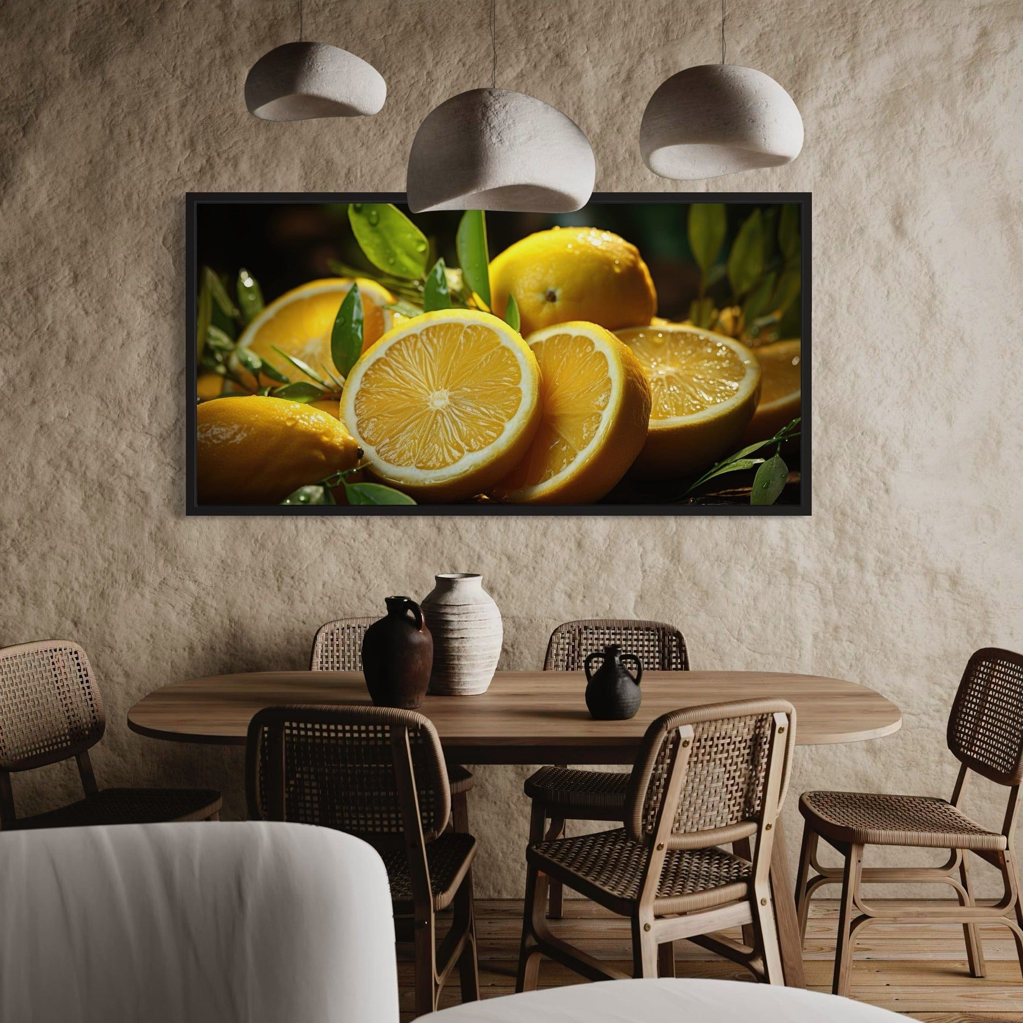 kitchen lemon poster
