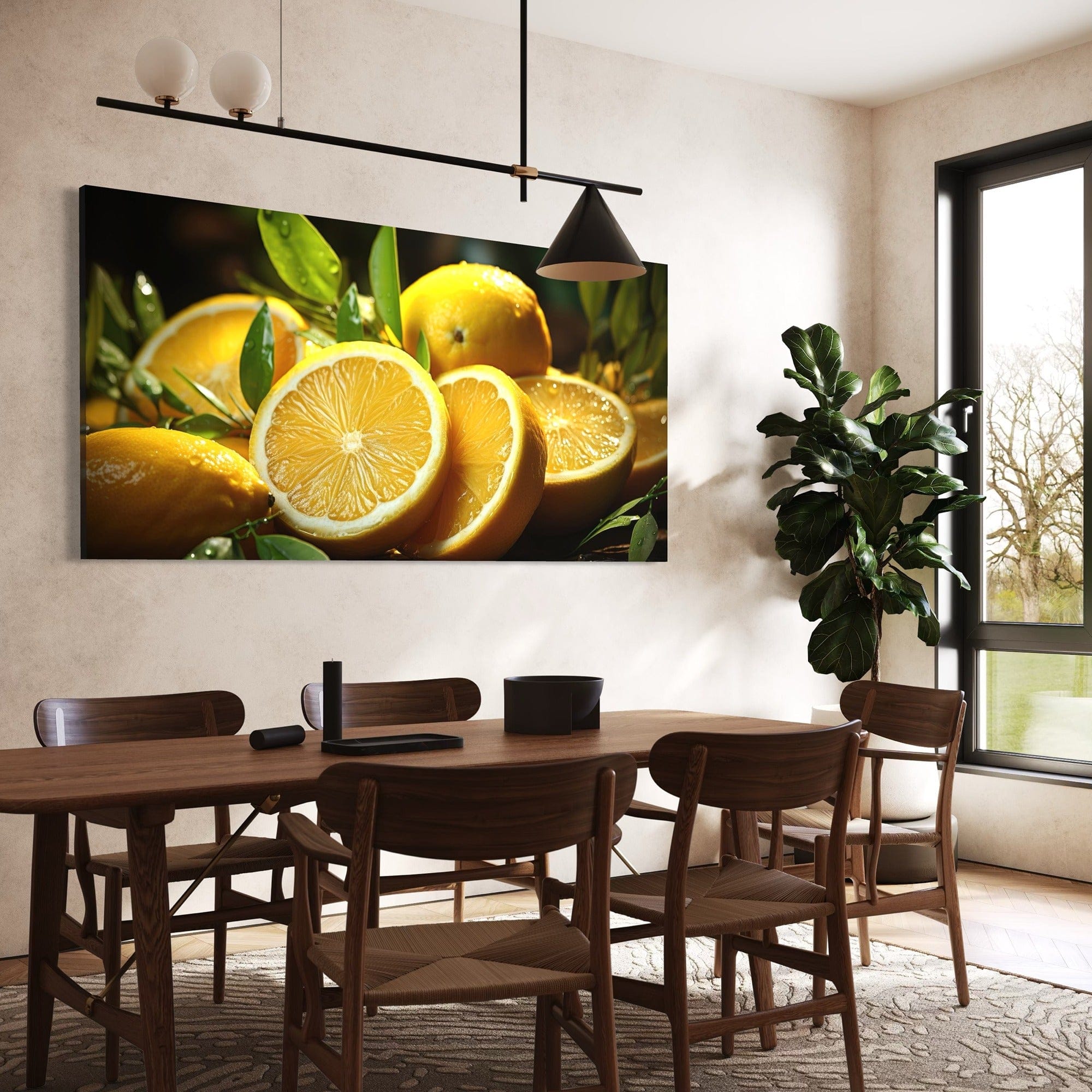 rustic lemon wall hanging