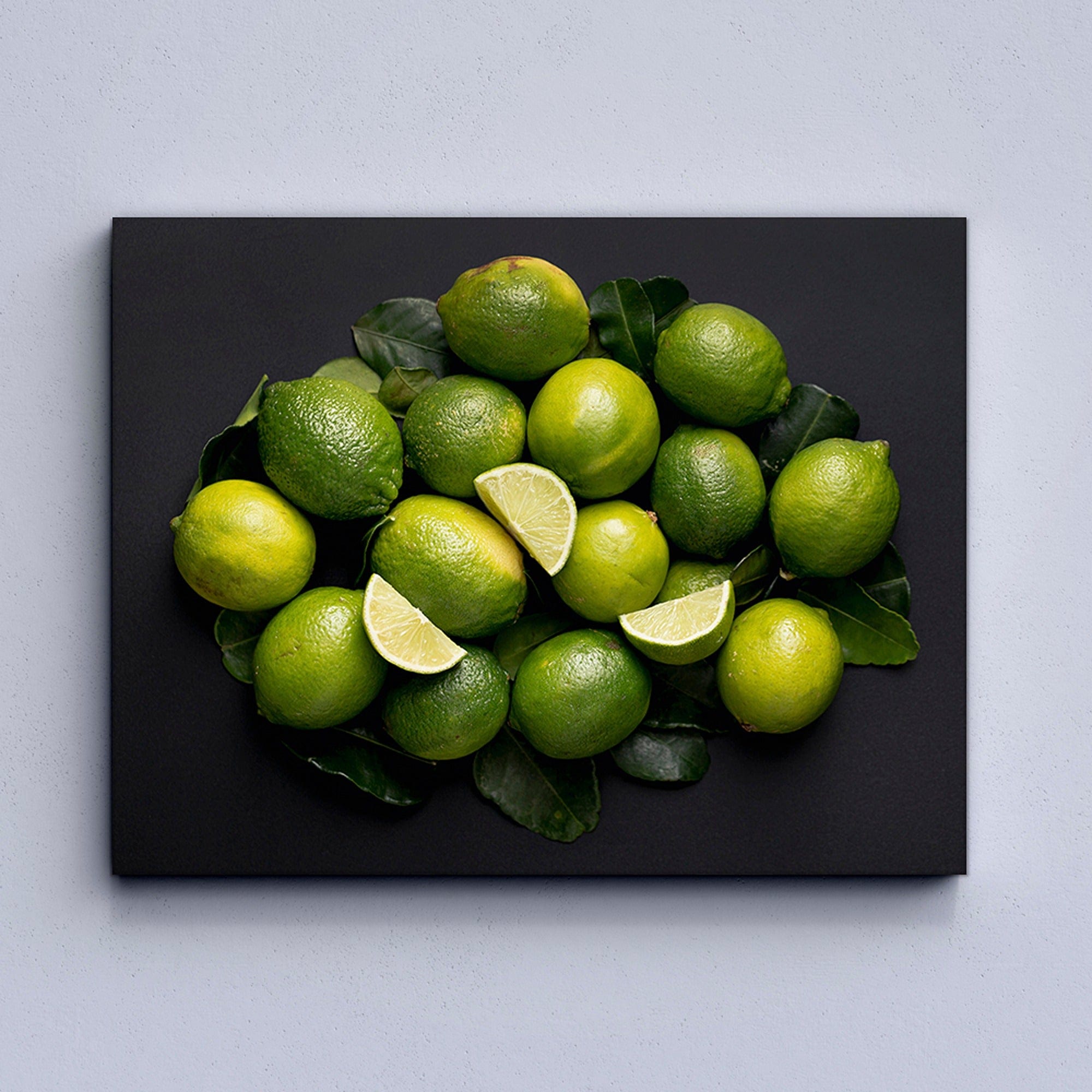 Cocktail bar decor lime artwork for home