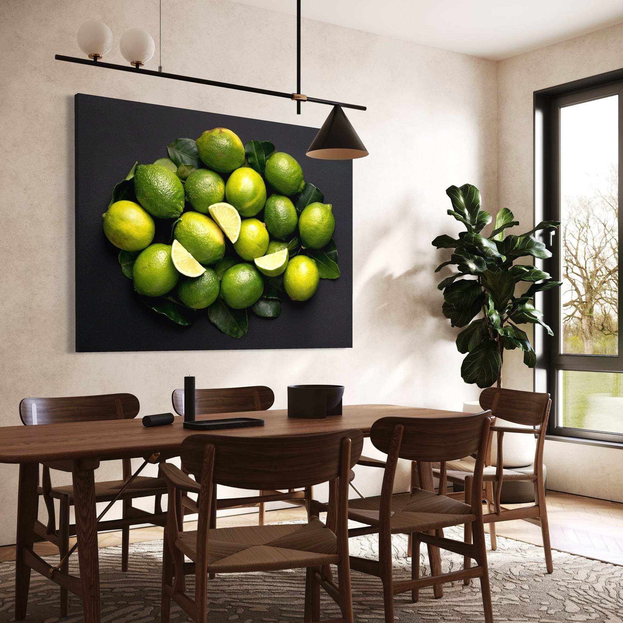 Fresh citrus pile kitchen wall picture
