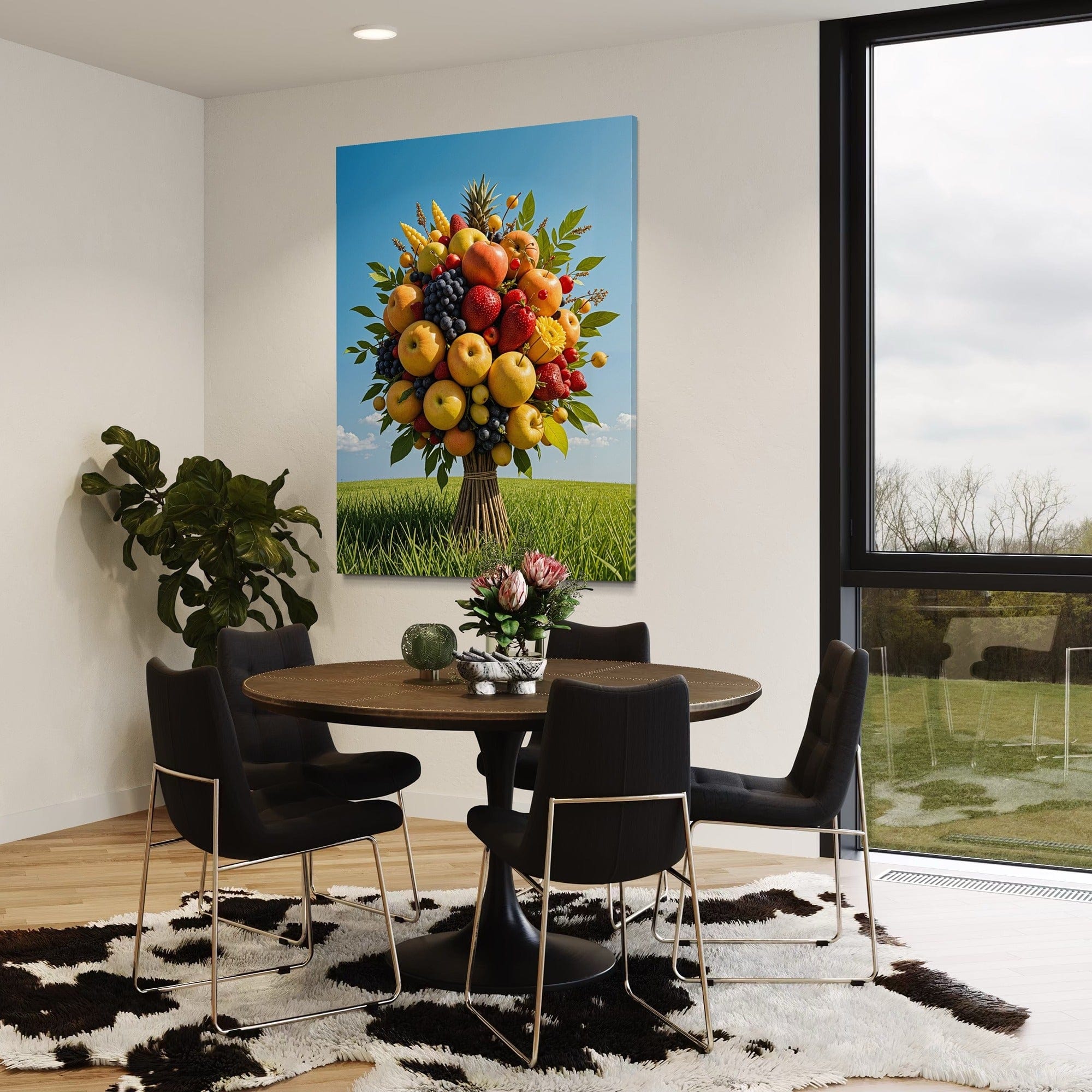 Botanical fruit composition wall art print