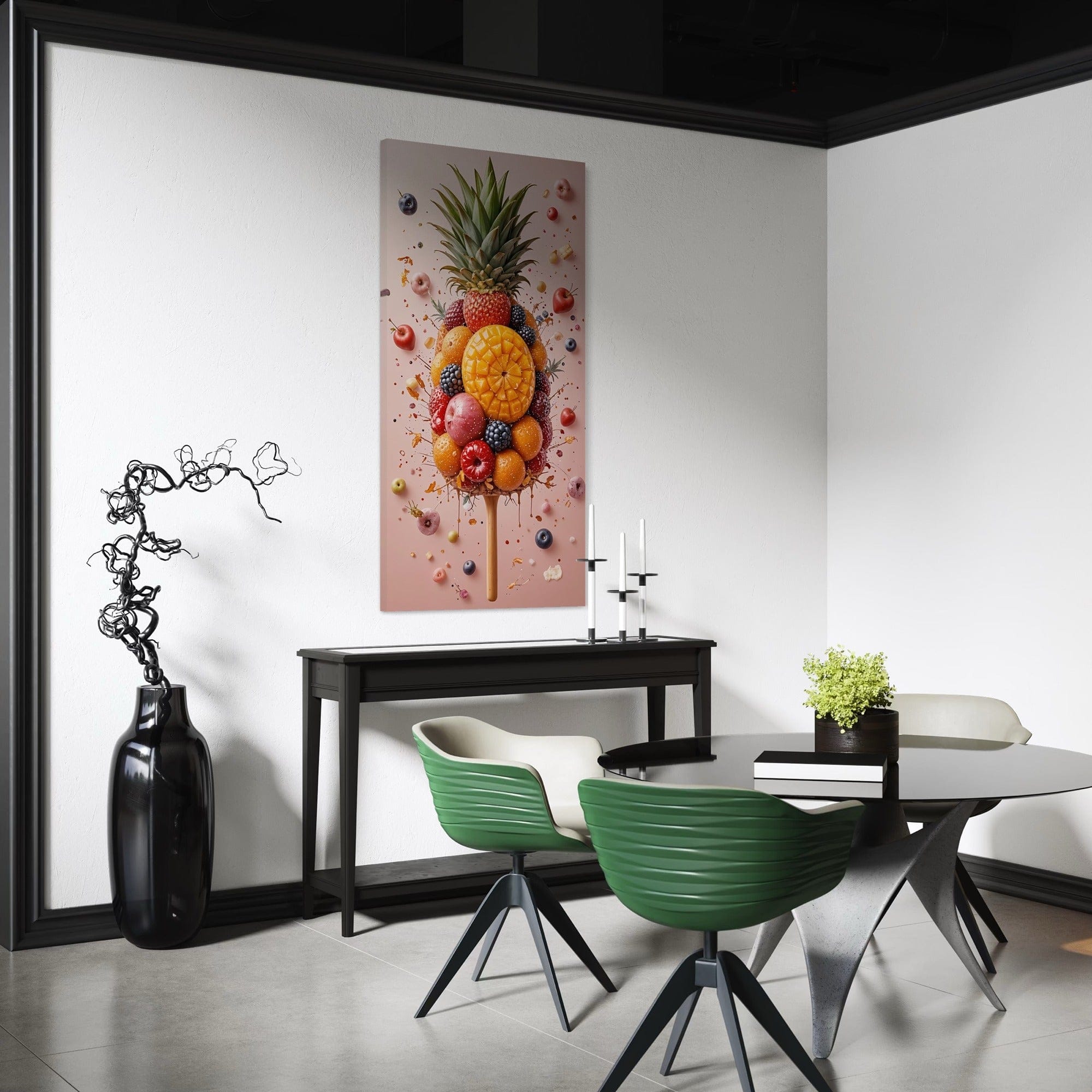 Mango and berry explosion poster for dining room