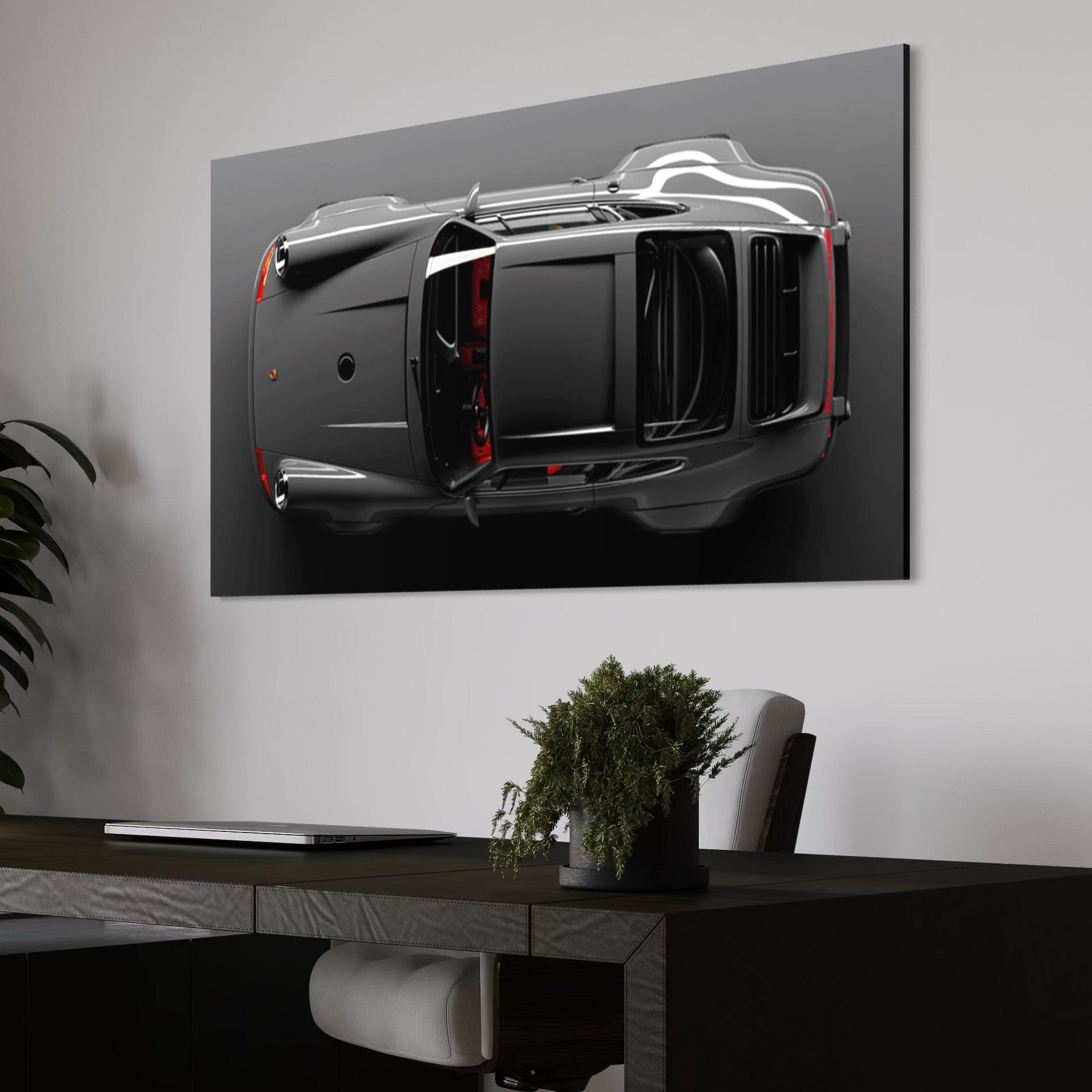 Luxury sports car canvas for game room