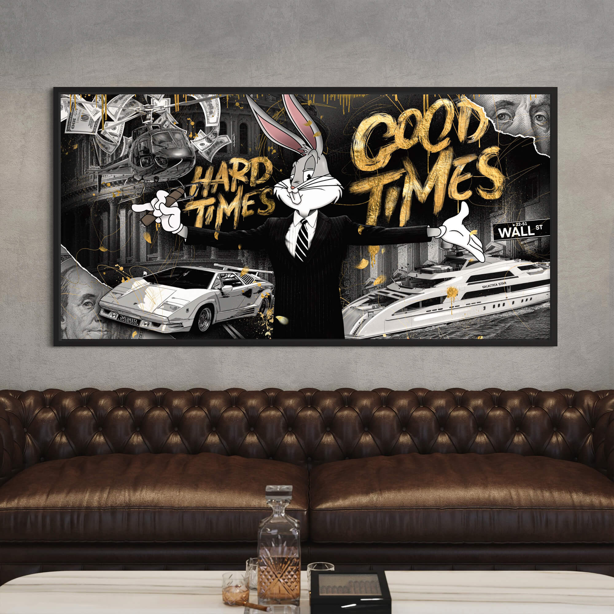 Hard Times - Good Times Canvas Print