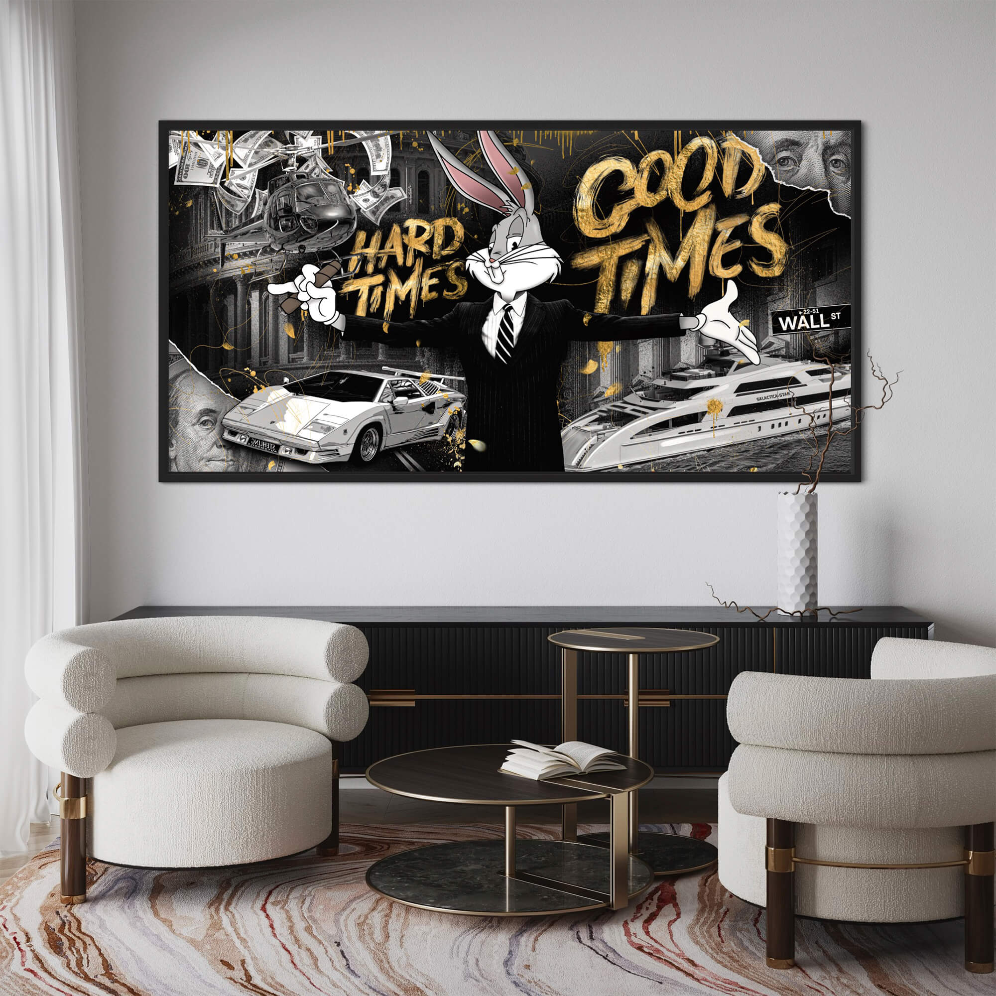 Hard Times - Good Times Canvas Print