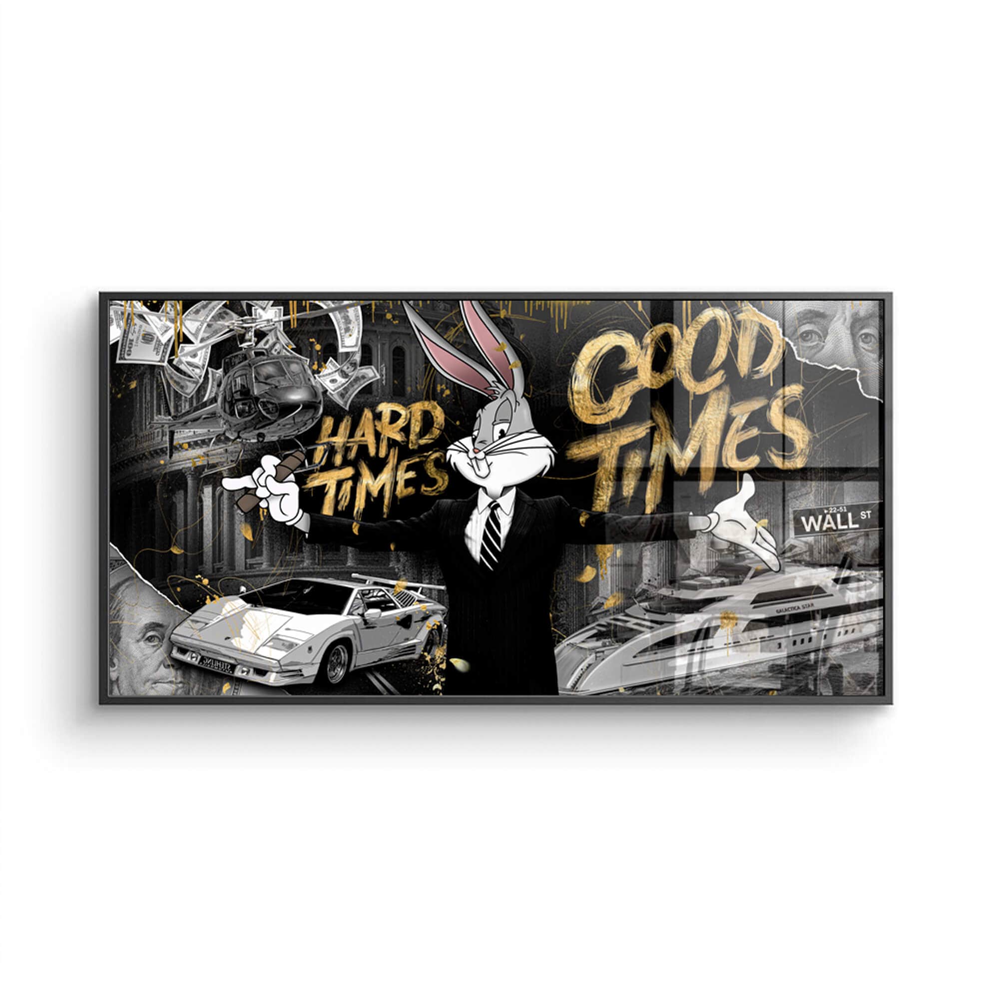 Hard Times - Good Times Canvas Print