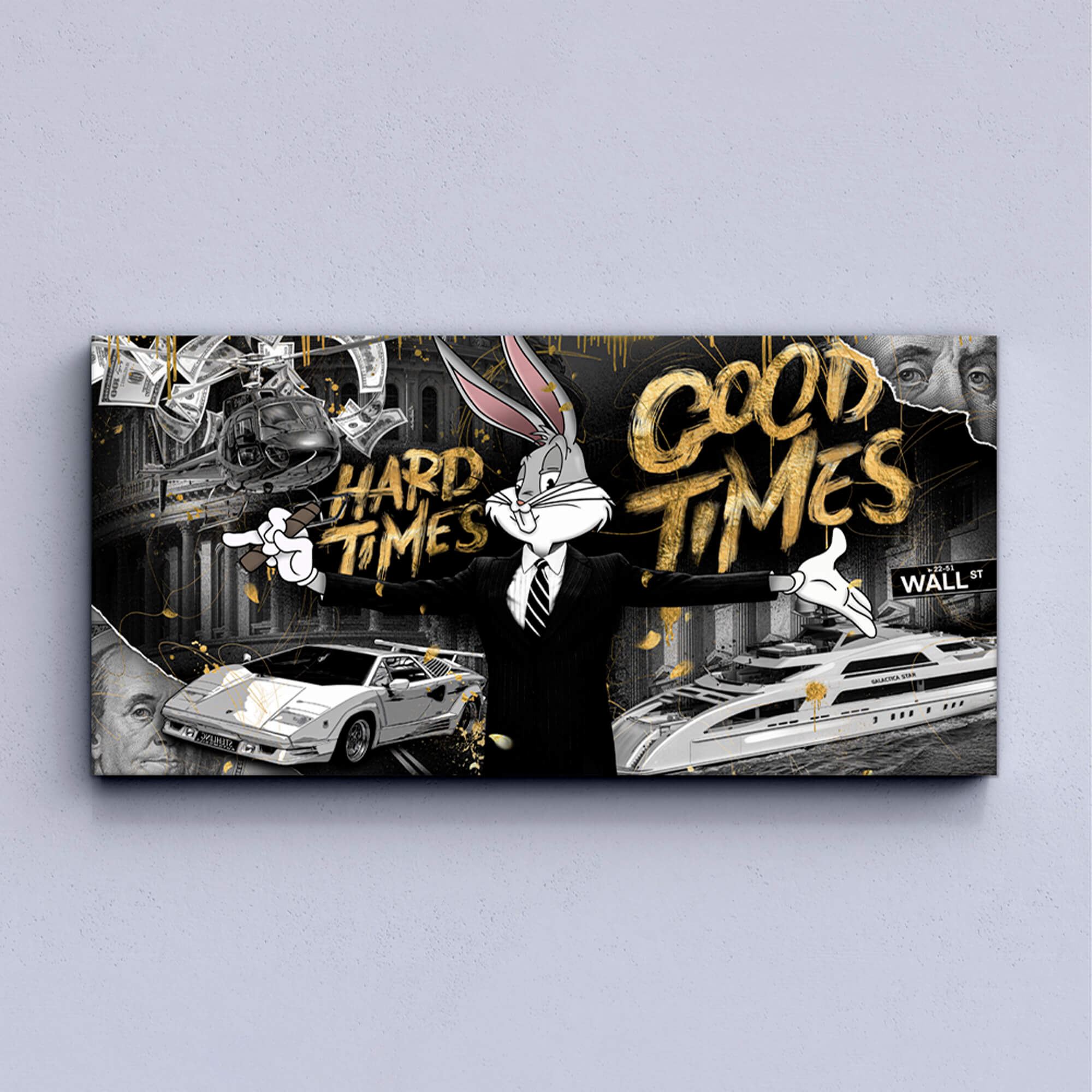 Hard Times - Good Times Canvas Print