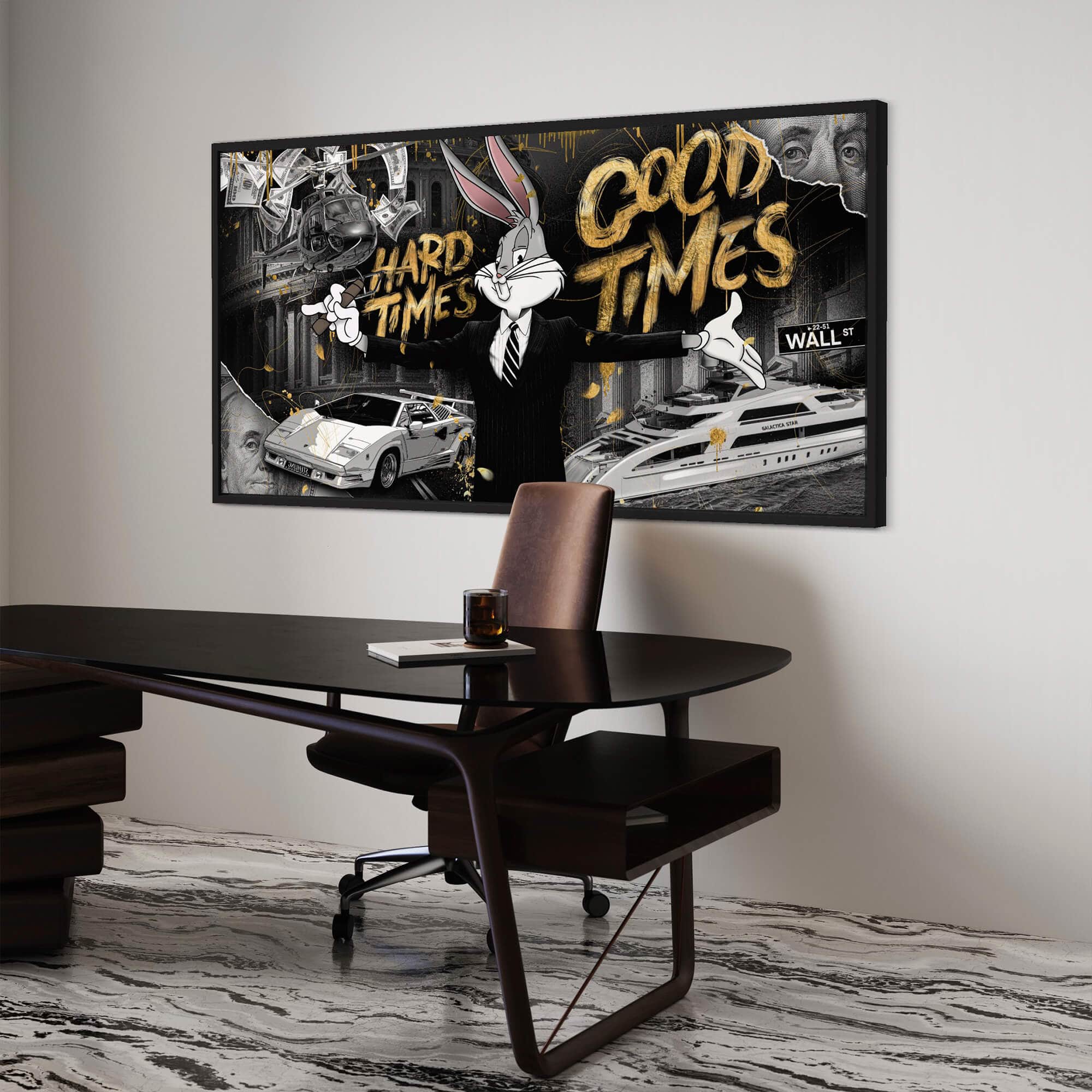 Hard Times - Good Times Canvas Print