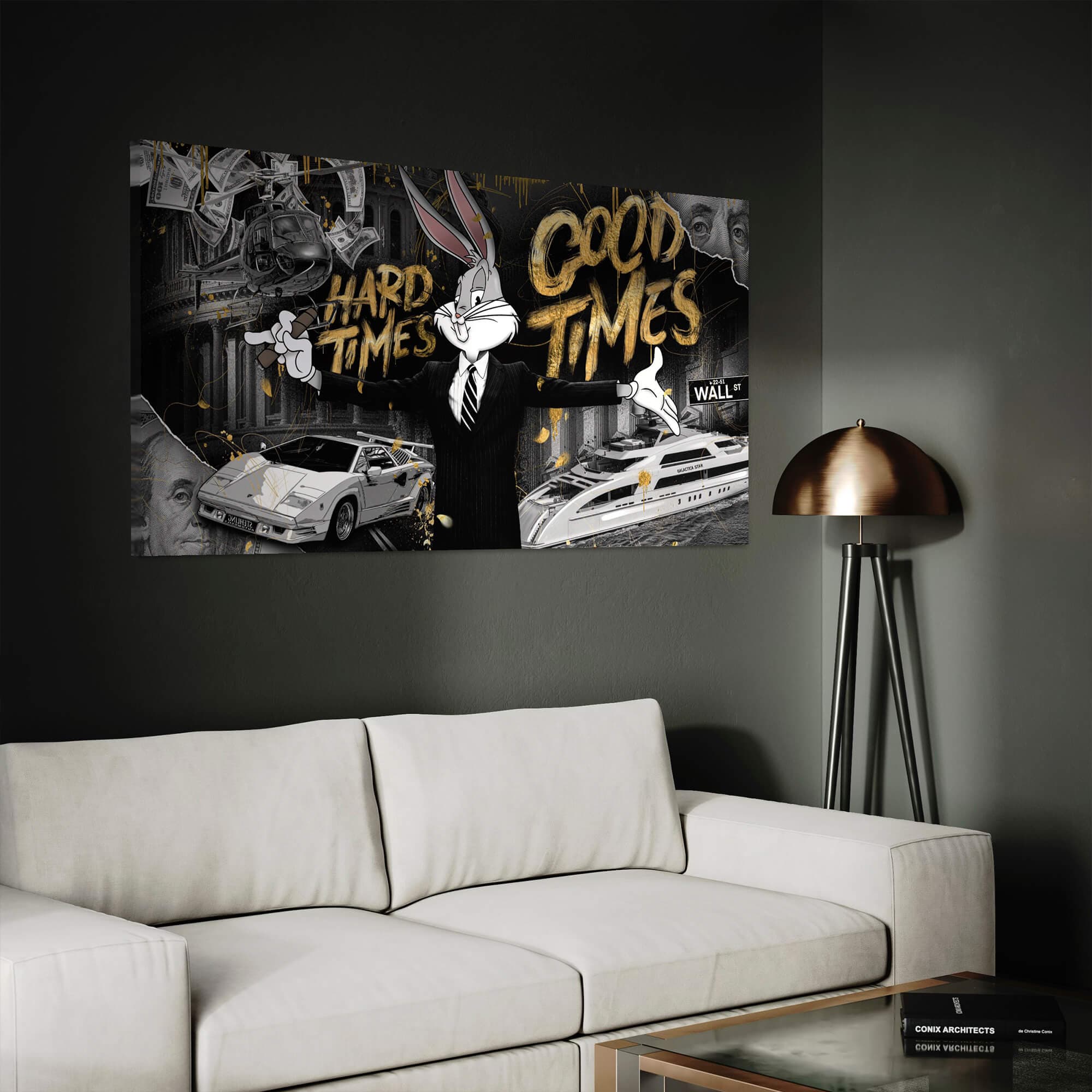 Hard Times - Good Times Canvas Print