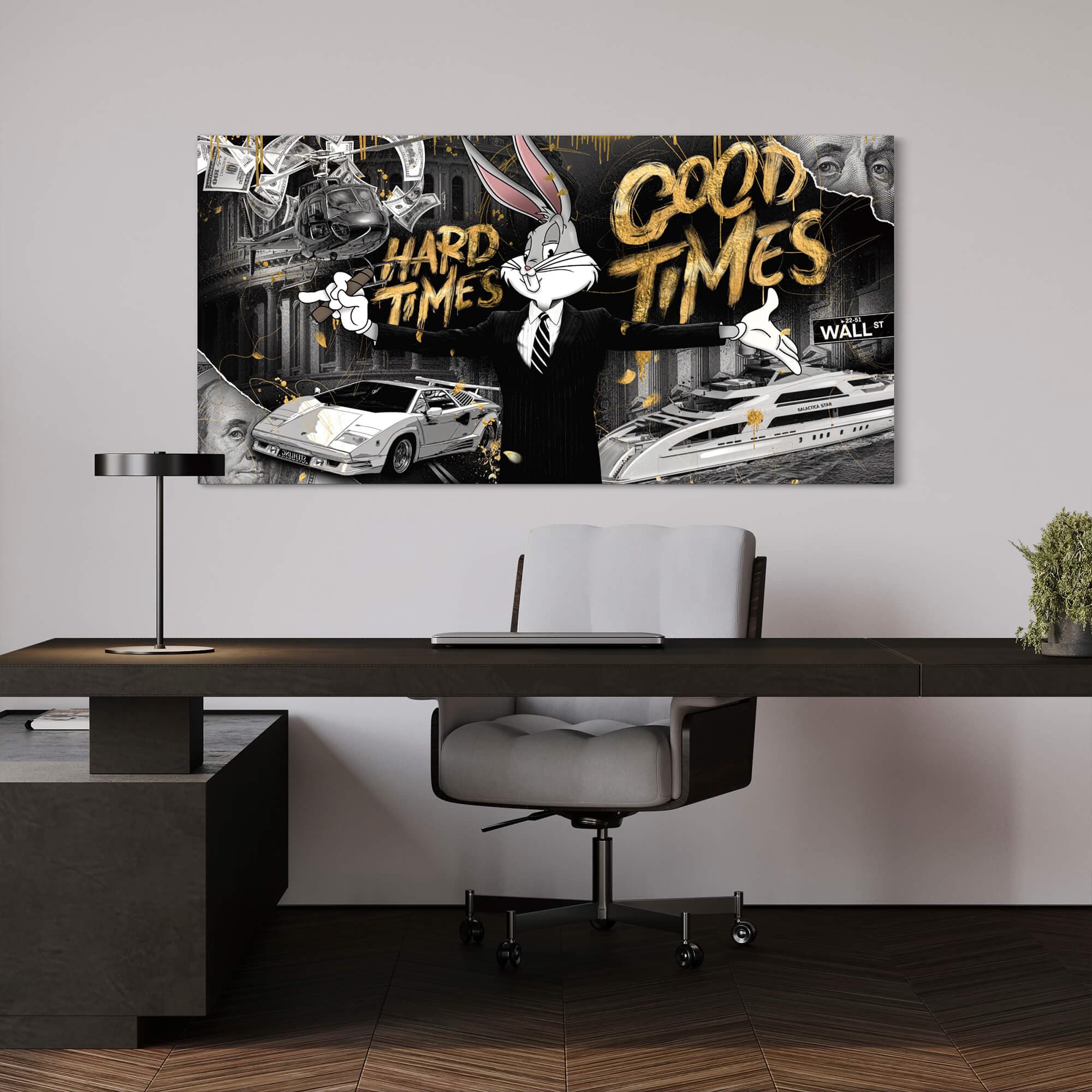 Hard Times - Good Times Canvas Print