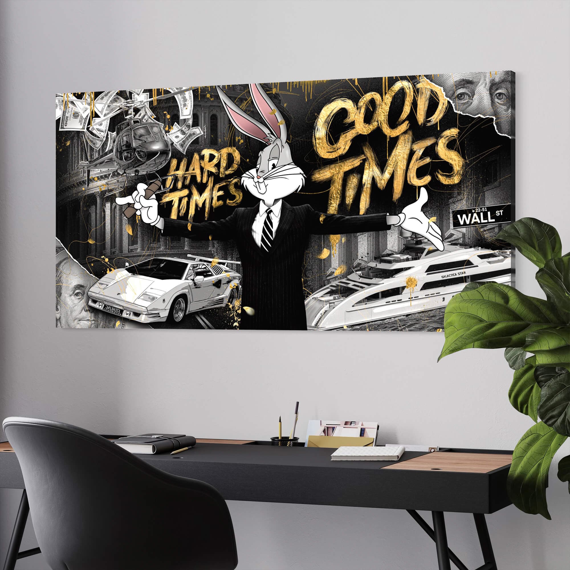 Hard Times - Good Times Canvas Print