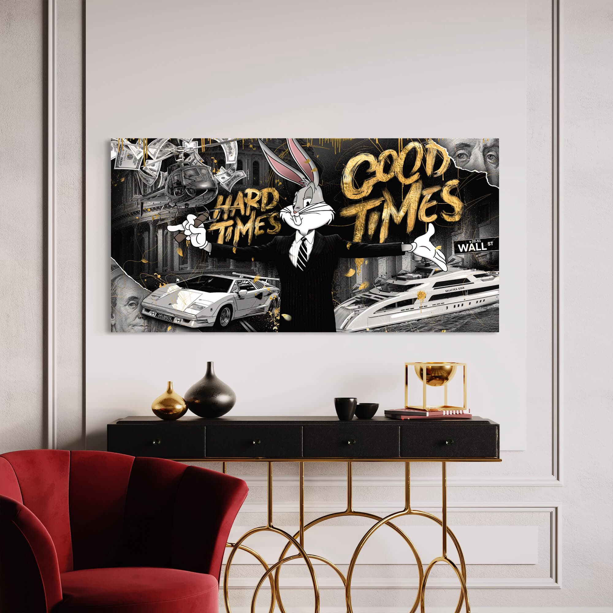 Hard Times - Good Times Canvas Print