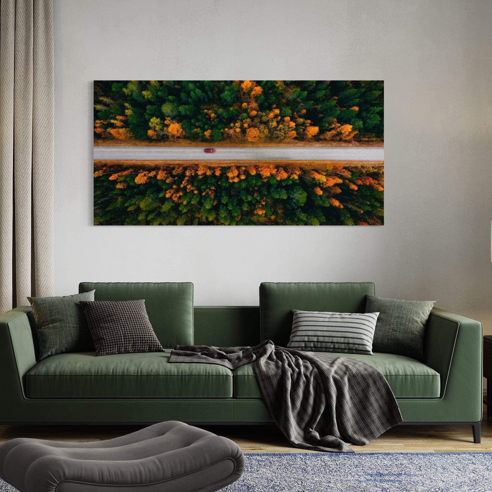 Harvest Drive Canvas Print