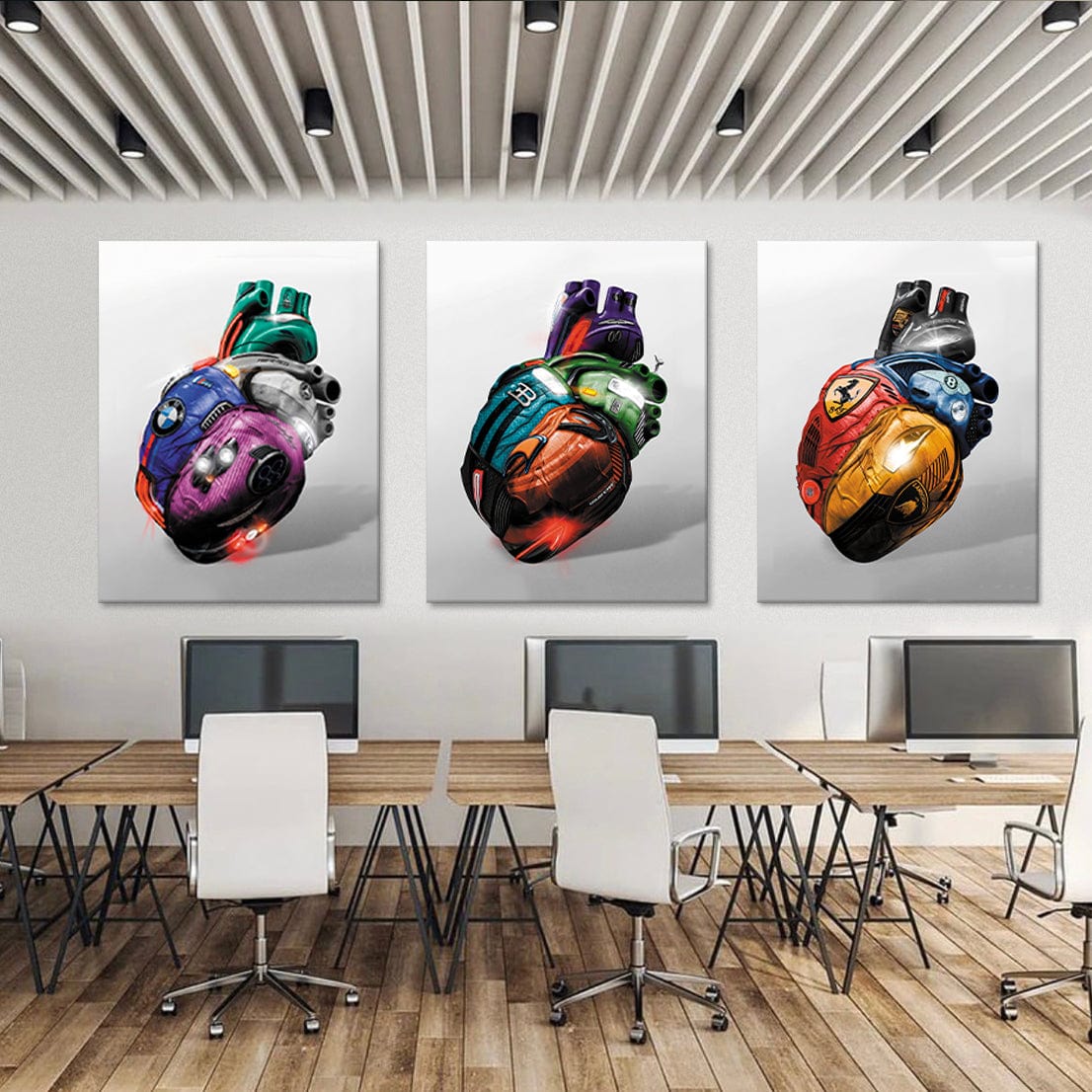 Heart of the Cars Canvas