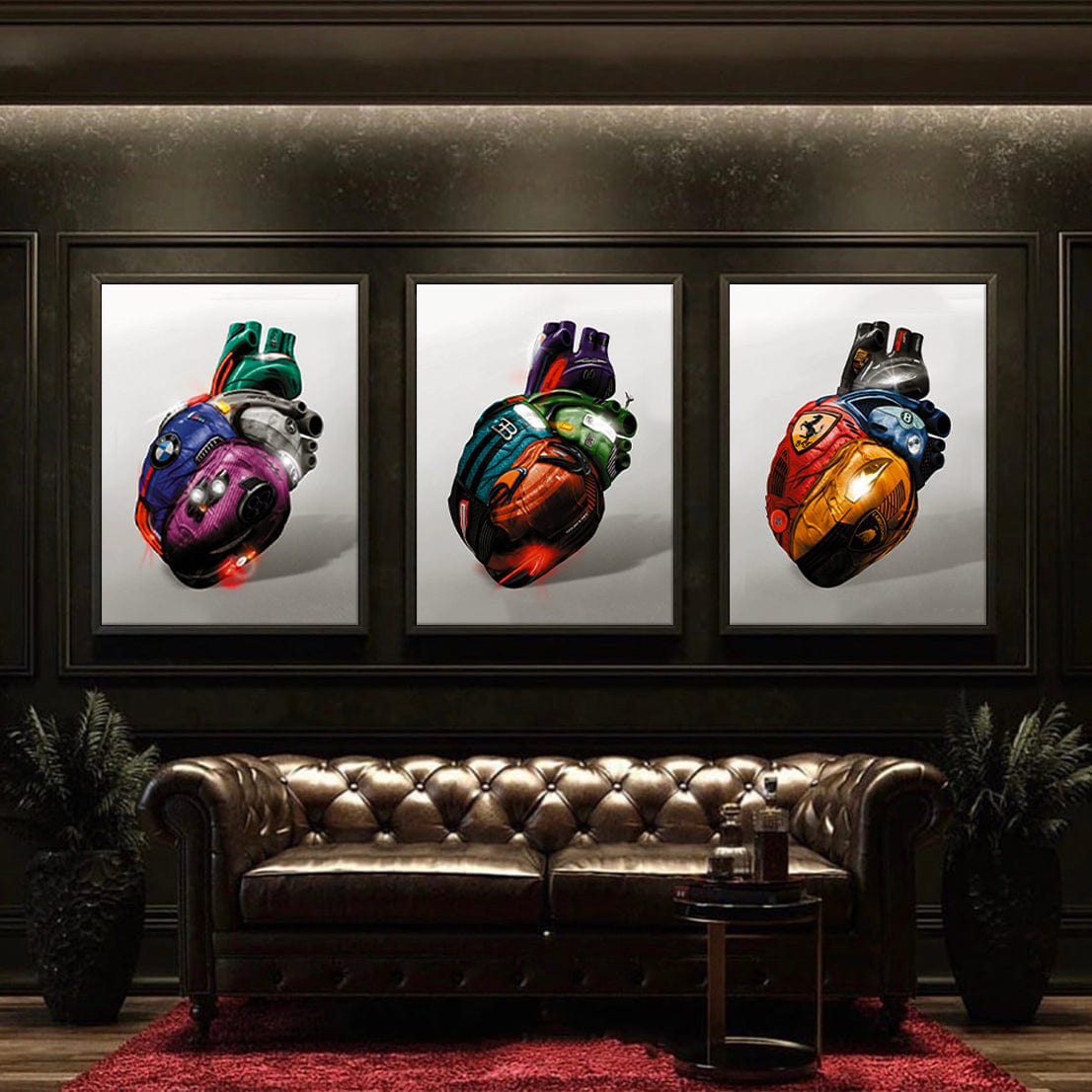 Heart of the Cars Canvas